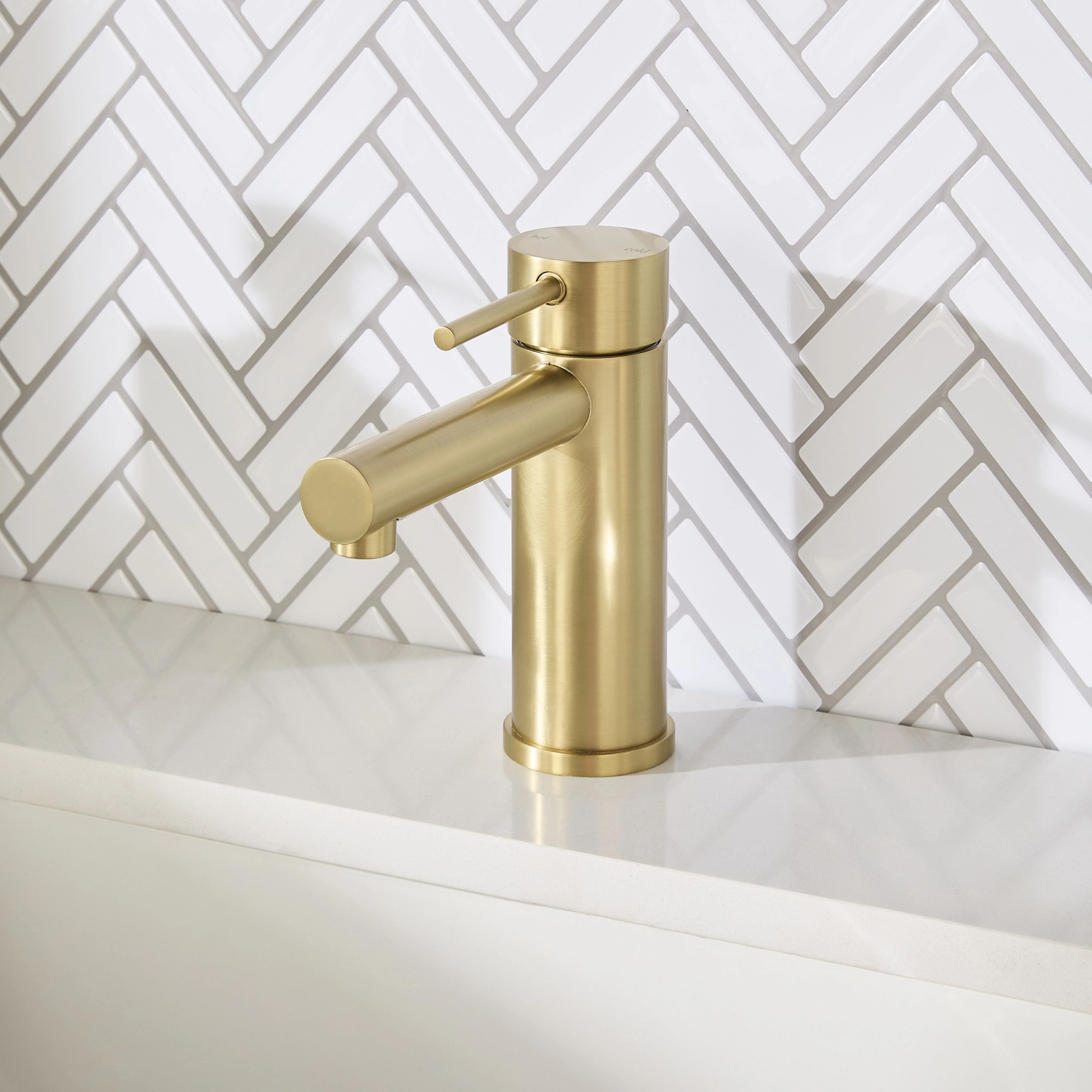 Camden Basin Mixer Brushed Brass