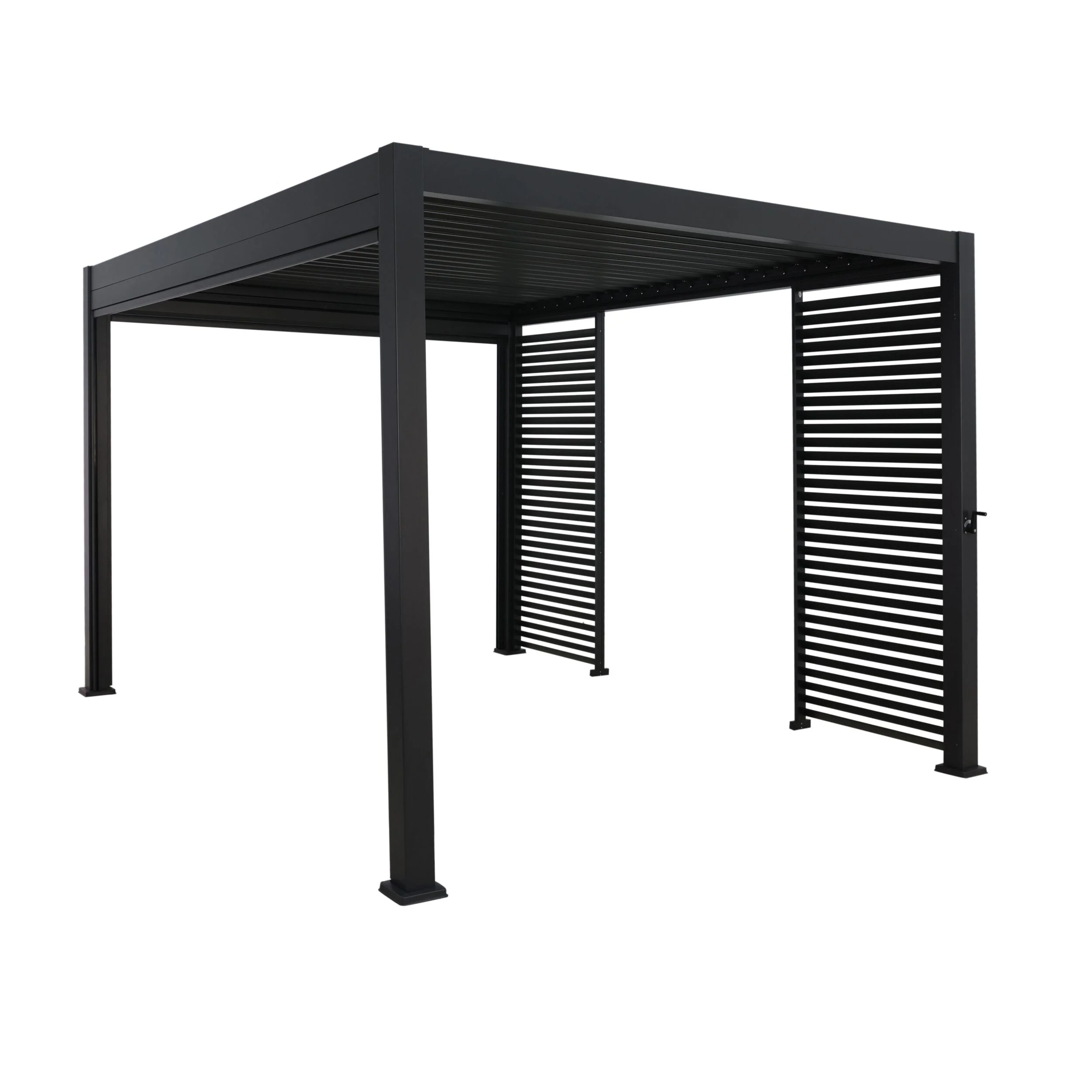 Sanctuary Aluminium Slatted Panel Charcoal for Pergola