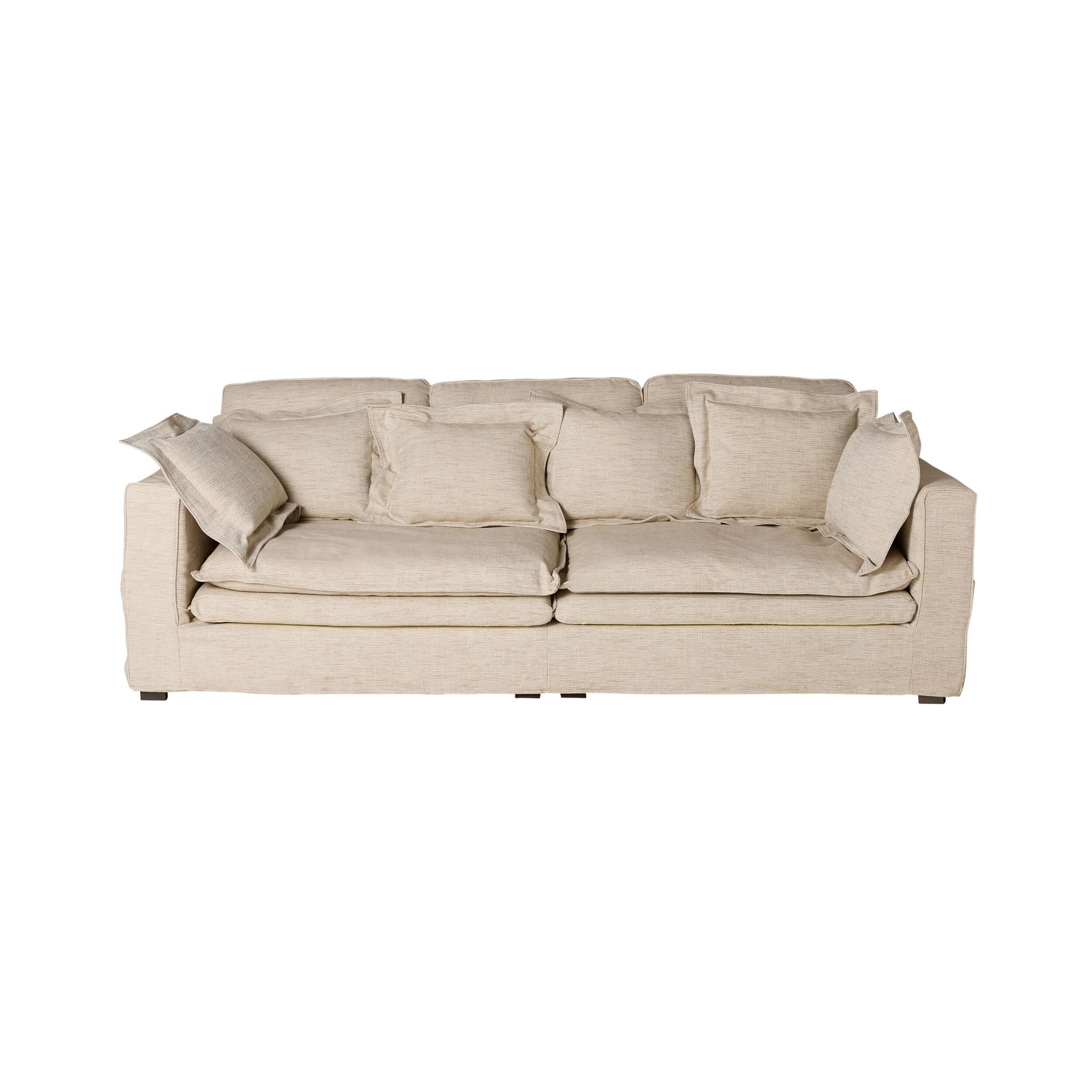 Slouch 3 Seater Sofa Natural Weave