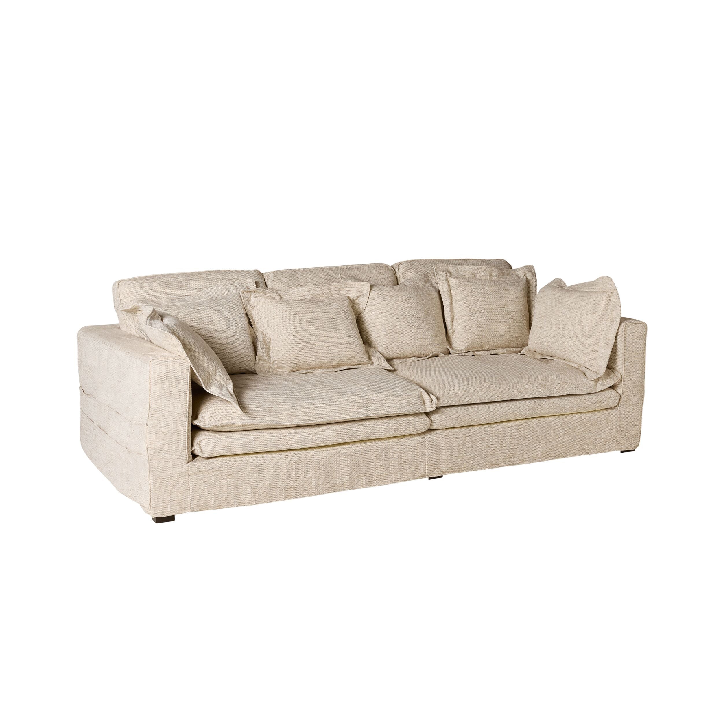 Slouch 3 Seater Sofa Natural Weave