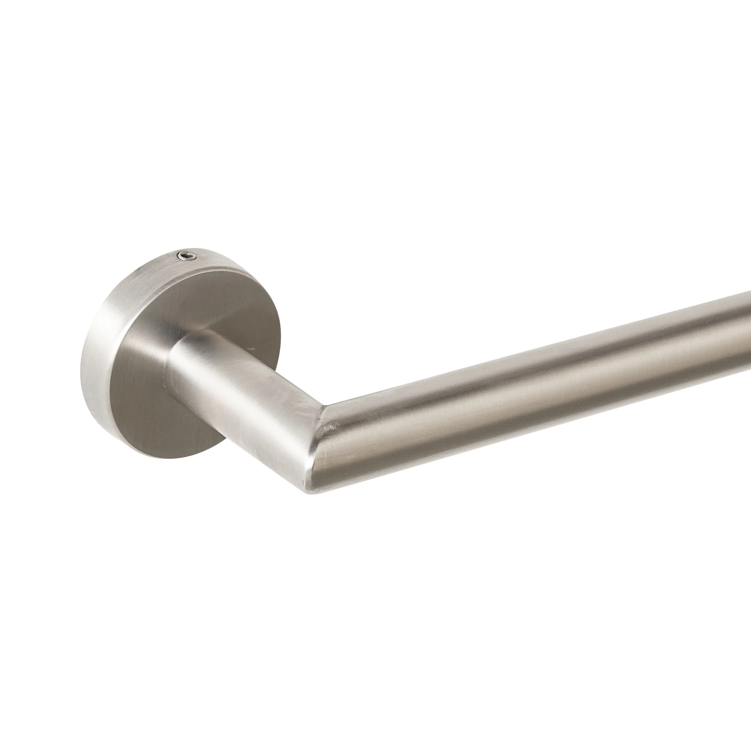Harper Single Towel Rail 75cm Brushed Nickel
