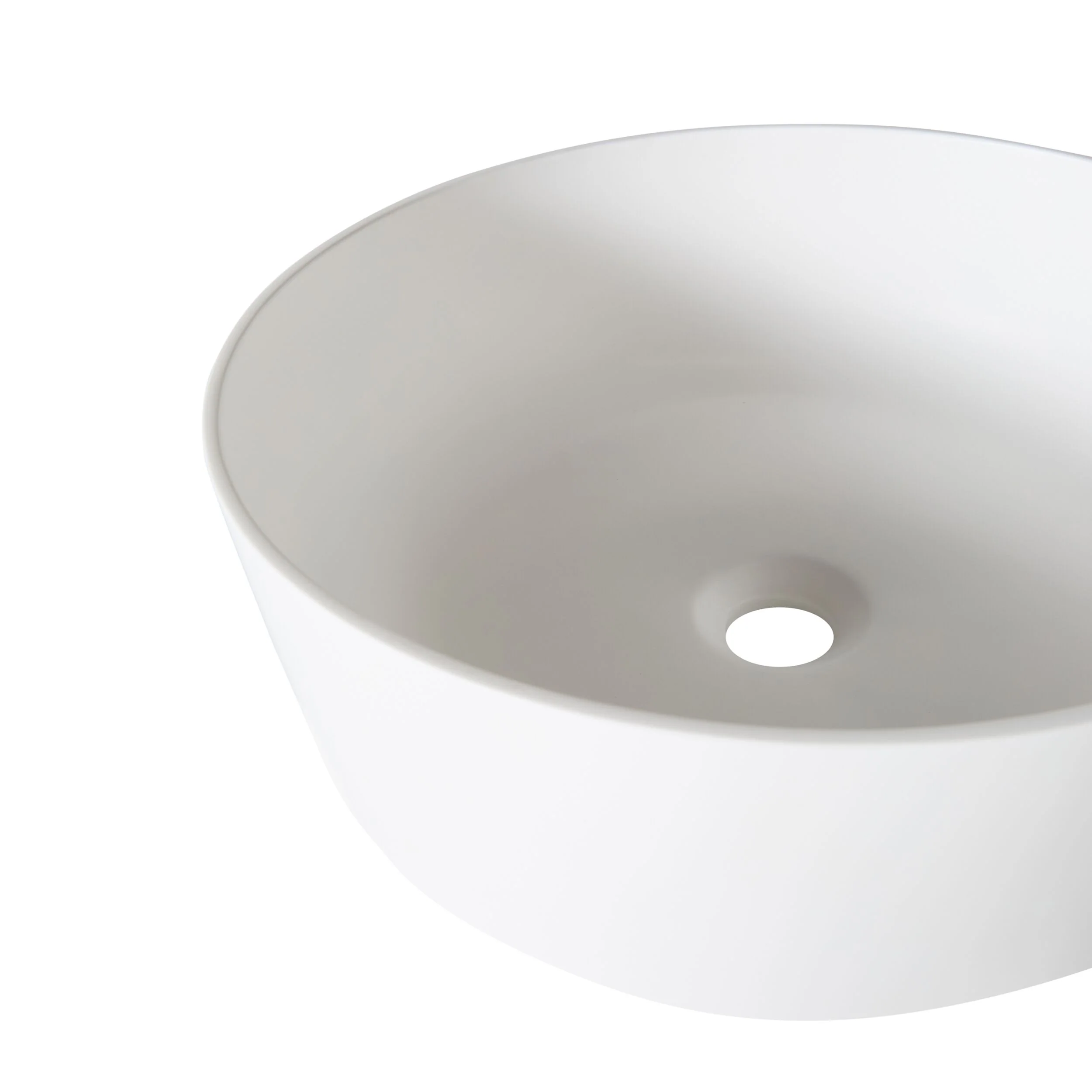 Solid Surface Round Basin 432X432X125mm