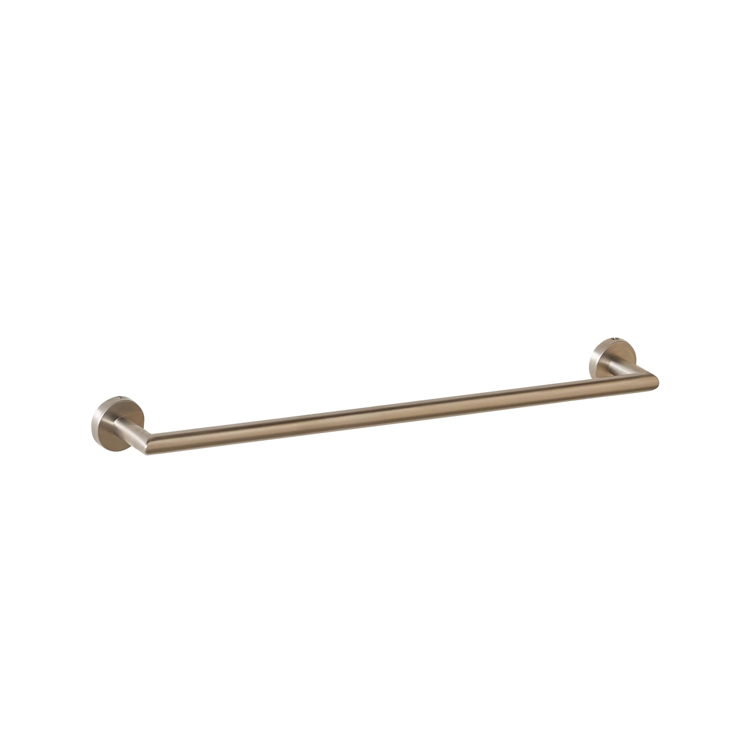 Harper Single Towel Rail 60cm Brushed Nickel