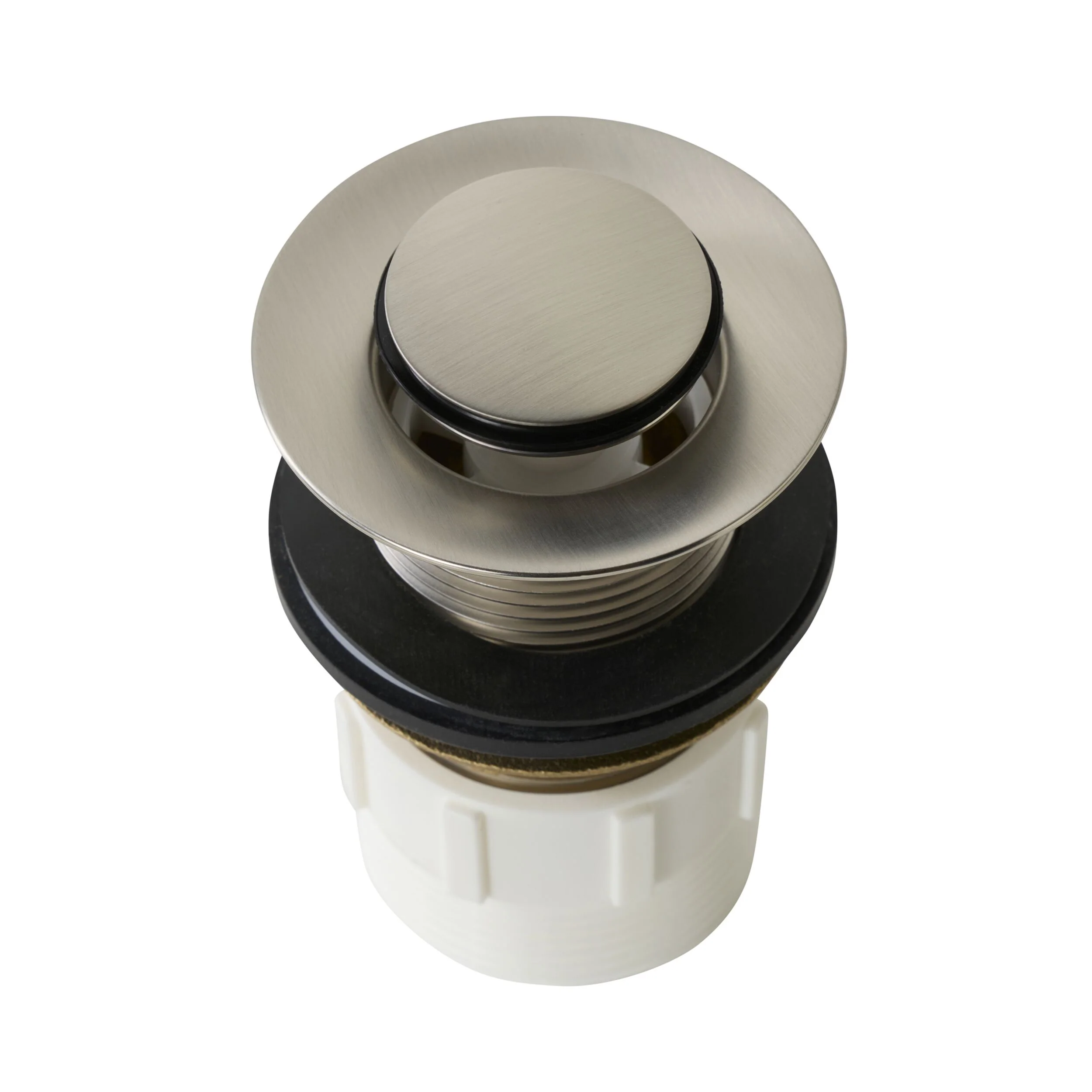 Camden Pop Up Waste Universal 32/40 x 80mm No Overflow Brushed Nickel
