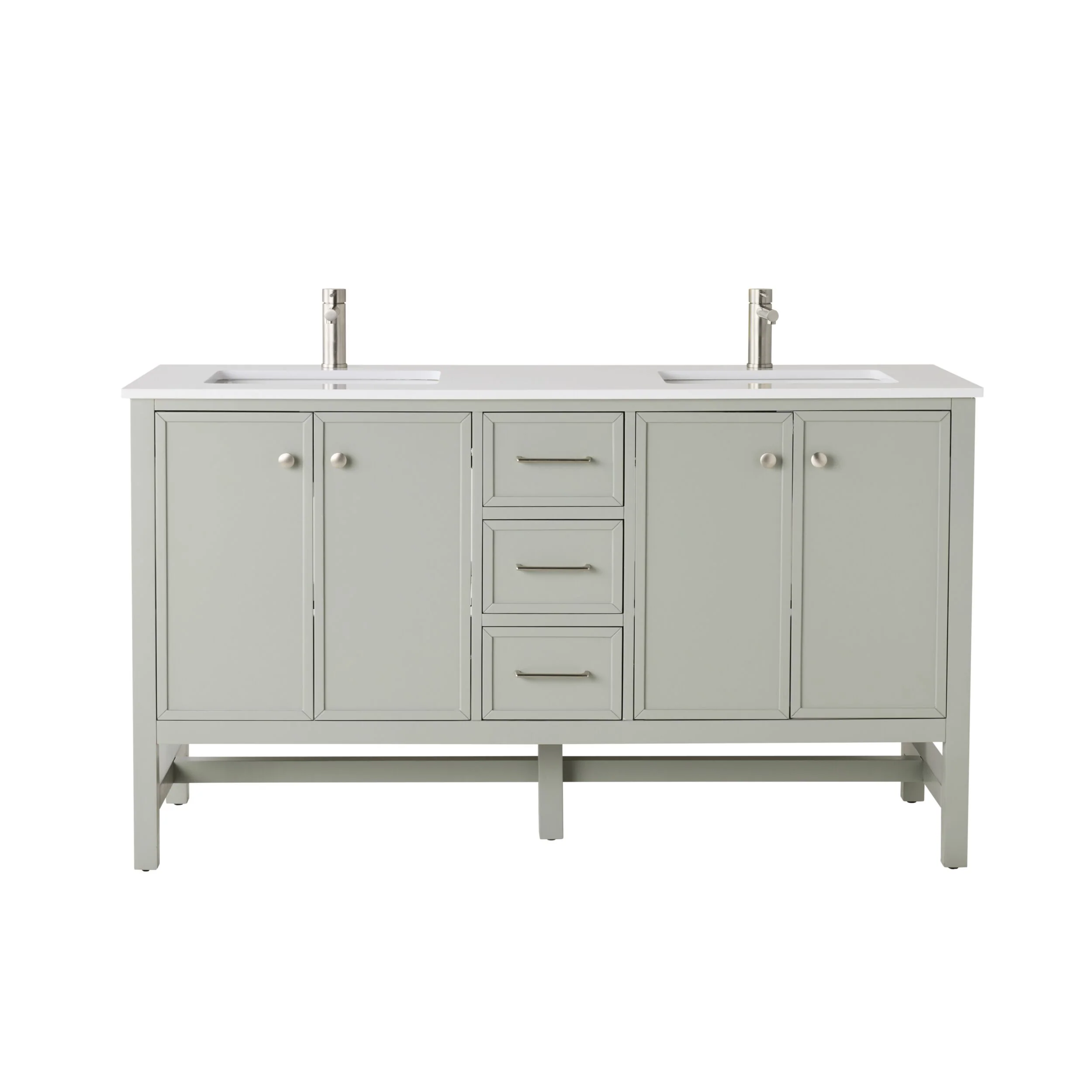 Liam Double Vanity Evergreen Fog 1550mm