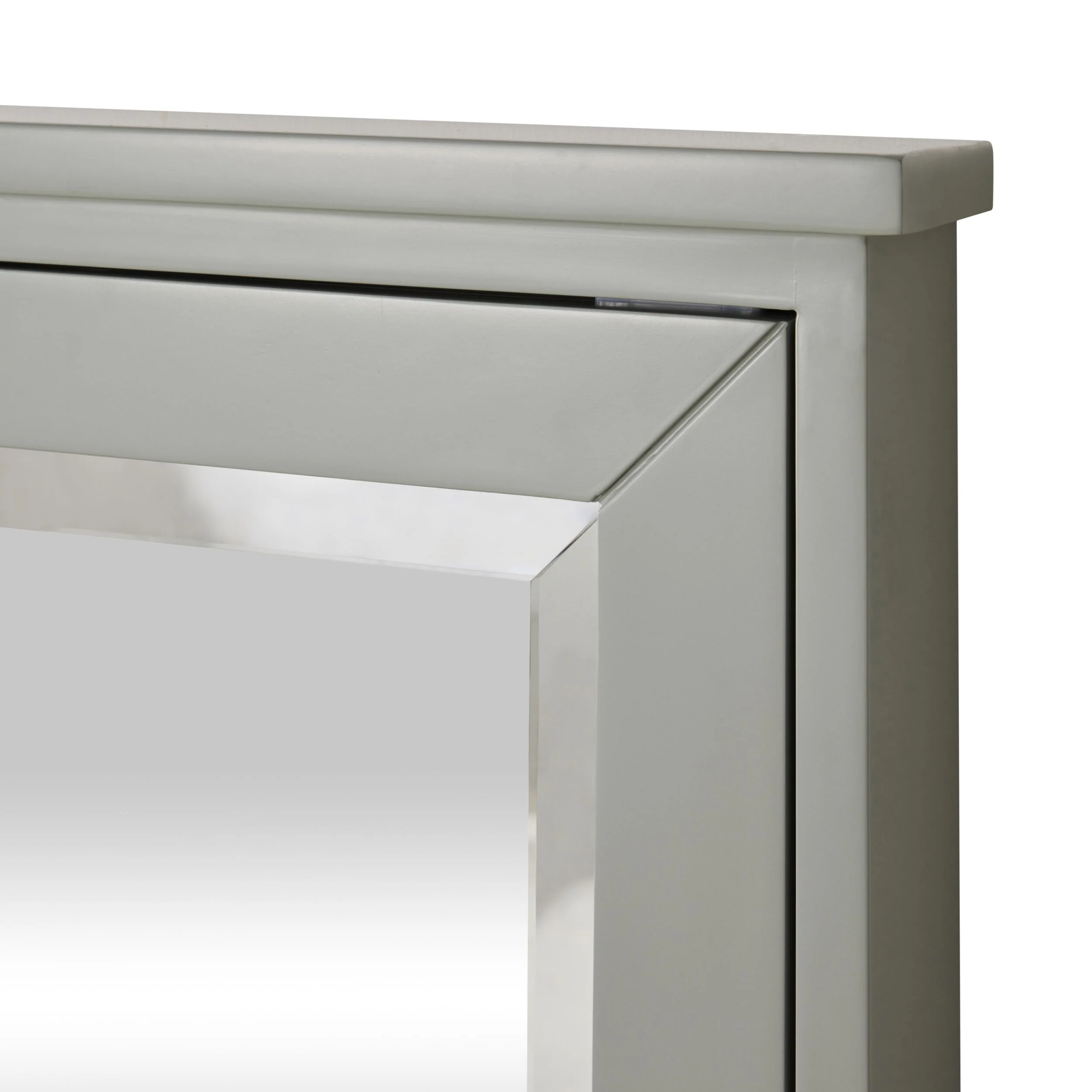 Liam Vanity Mirror Cabinet Evergreen Fog 610x762mm