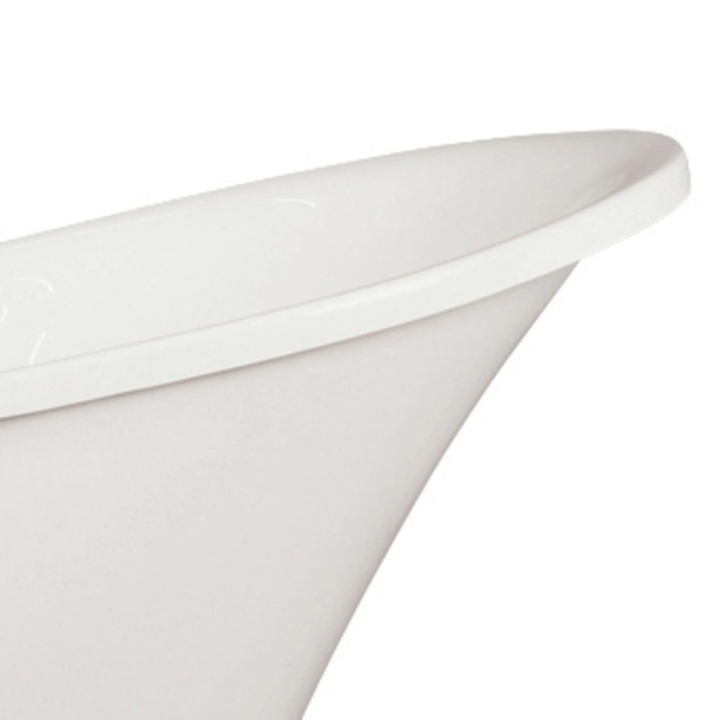 Alto White Bath 1520mm with Chrome Feet Package