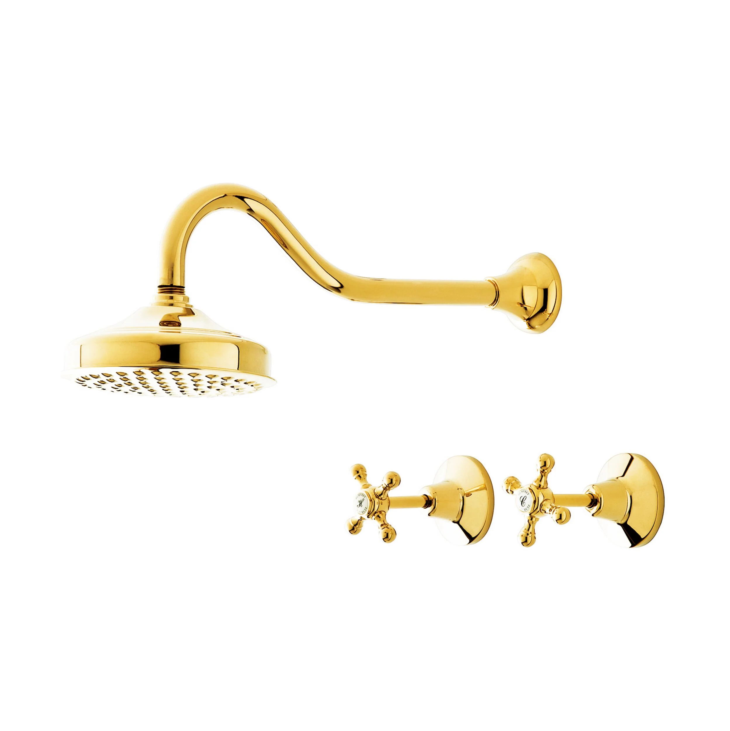 Rochelle 6in Shower Set PVD