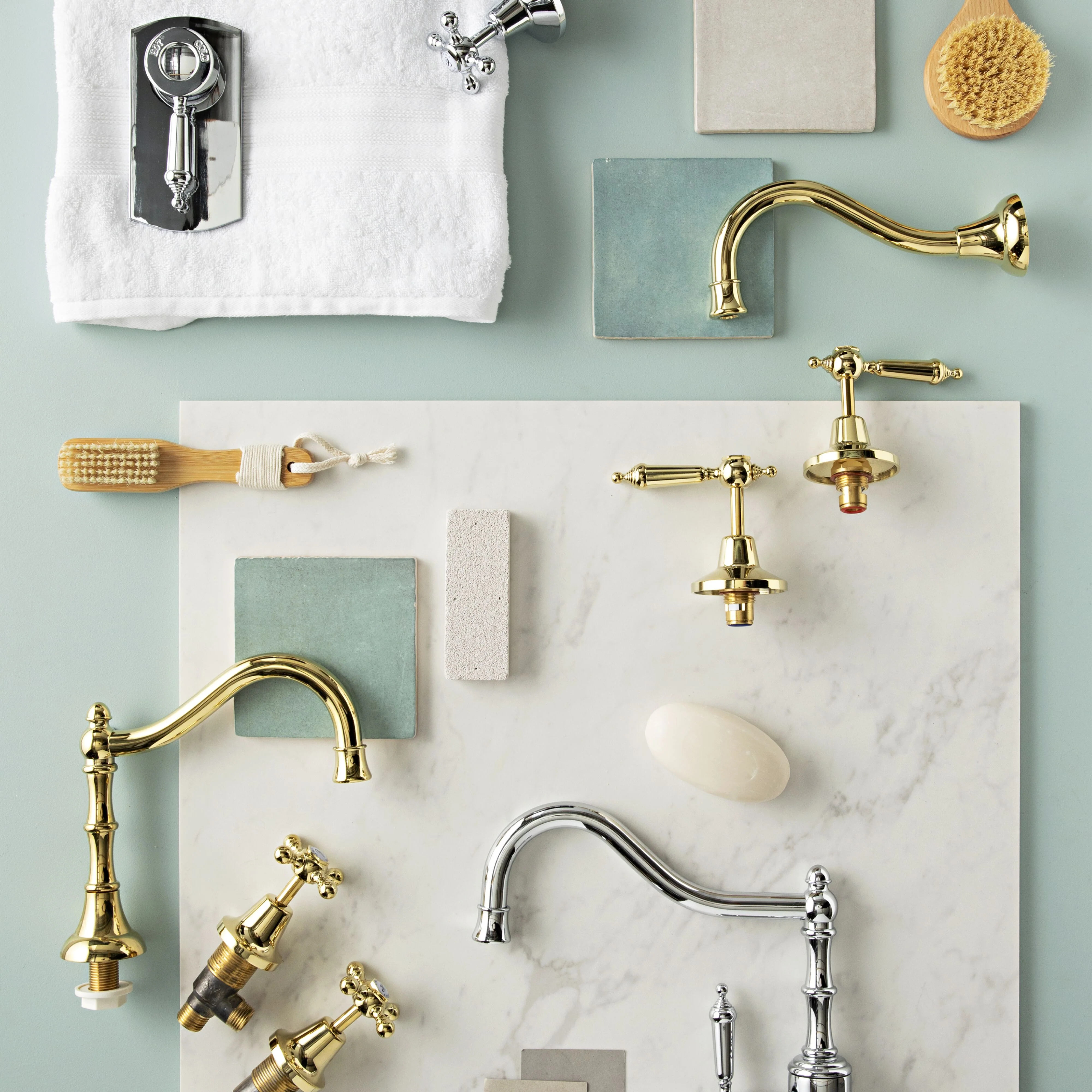 Rochelle Lever Bath Set PVD