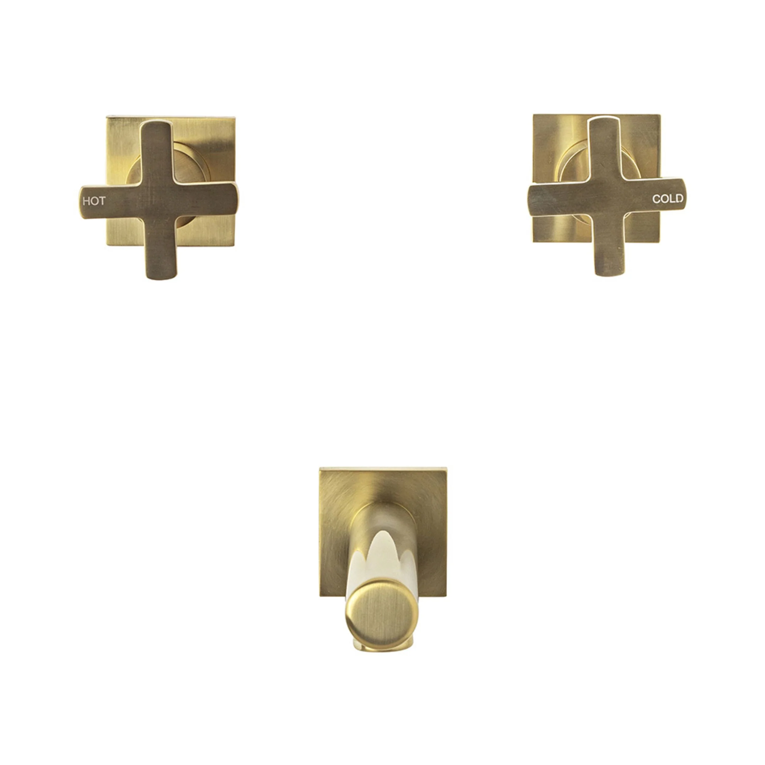 Kason Bath Set Brushed Brass