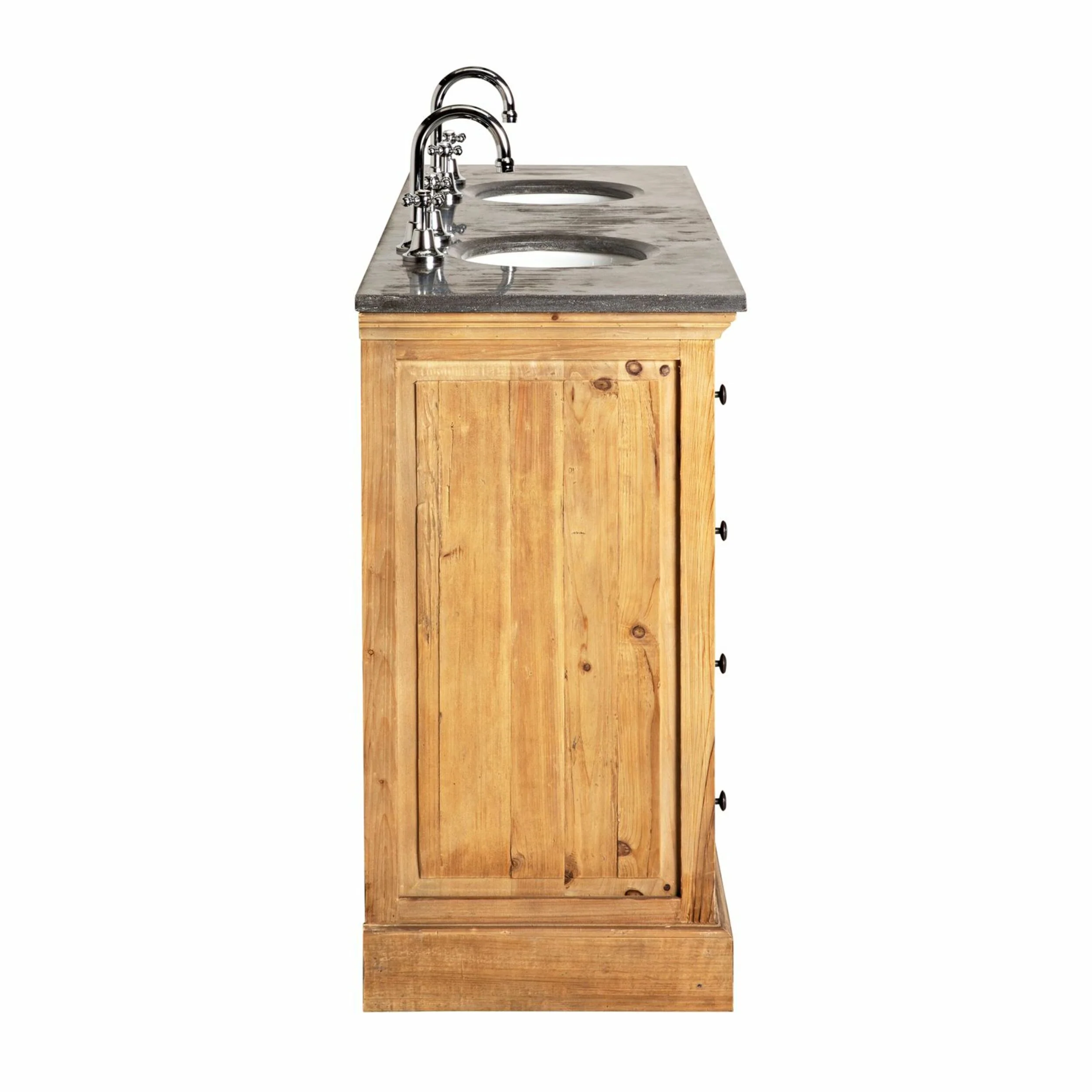 1533-louver-double-vanity-150cm-with-blue-stone-top-3.webp Louver Double Vanity 150cm With Blue Stone Top