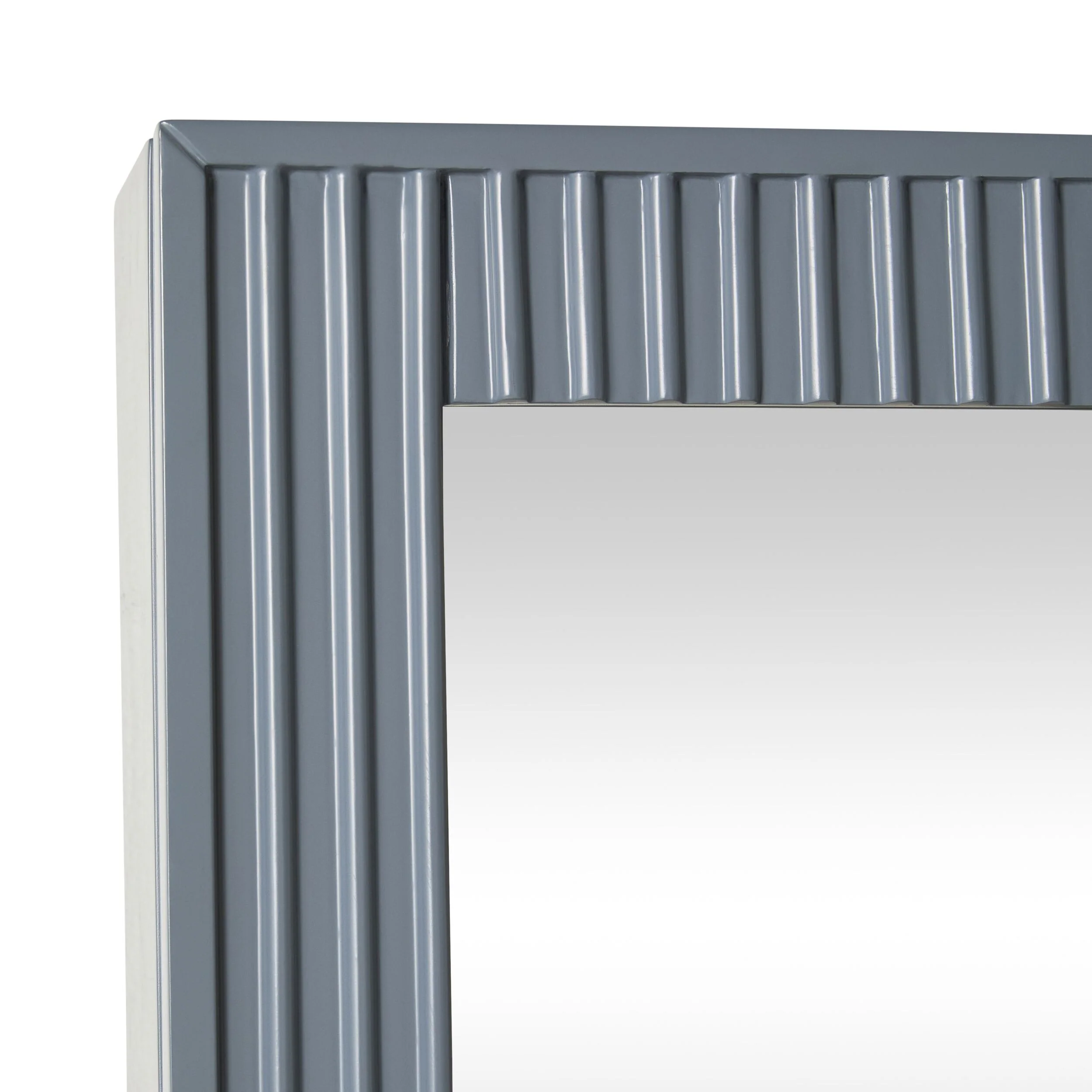 Lennox Vanity Mirror Cabinet Slate Blue 610x762mm