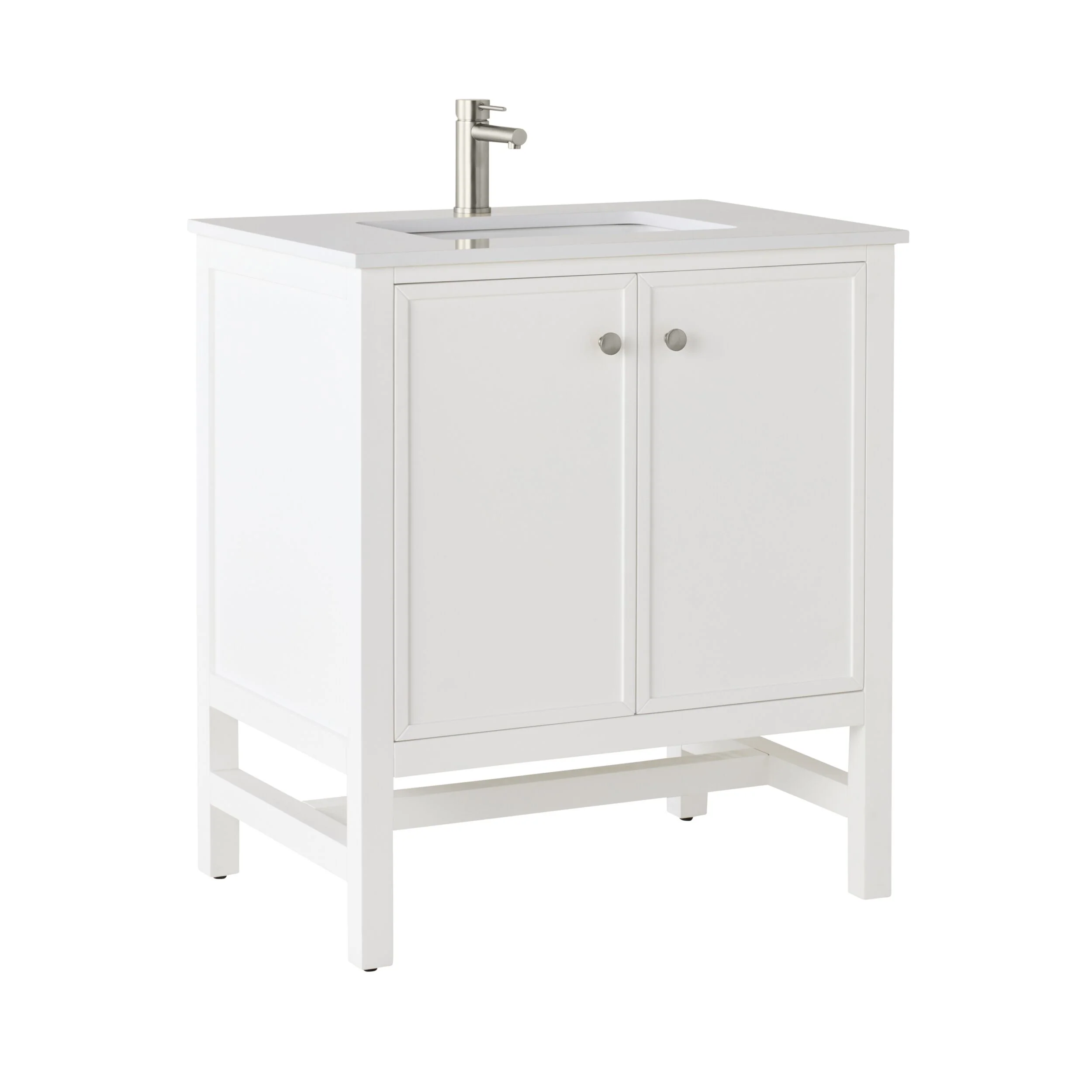 Liam Single Vanity White 790mm