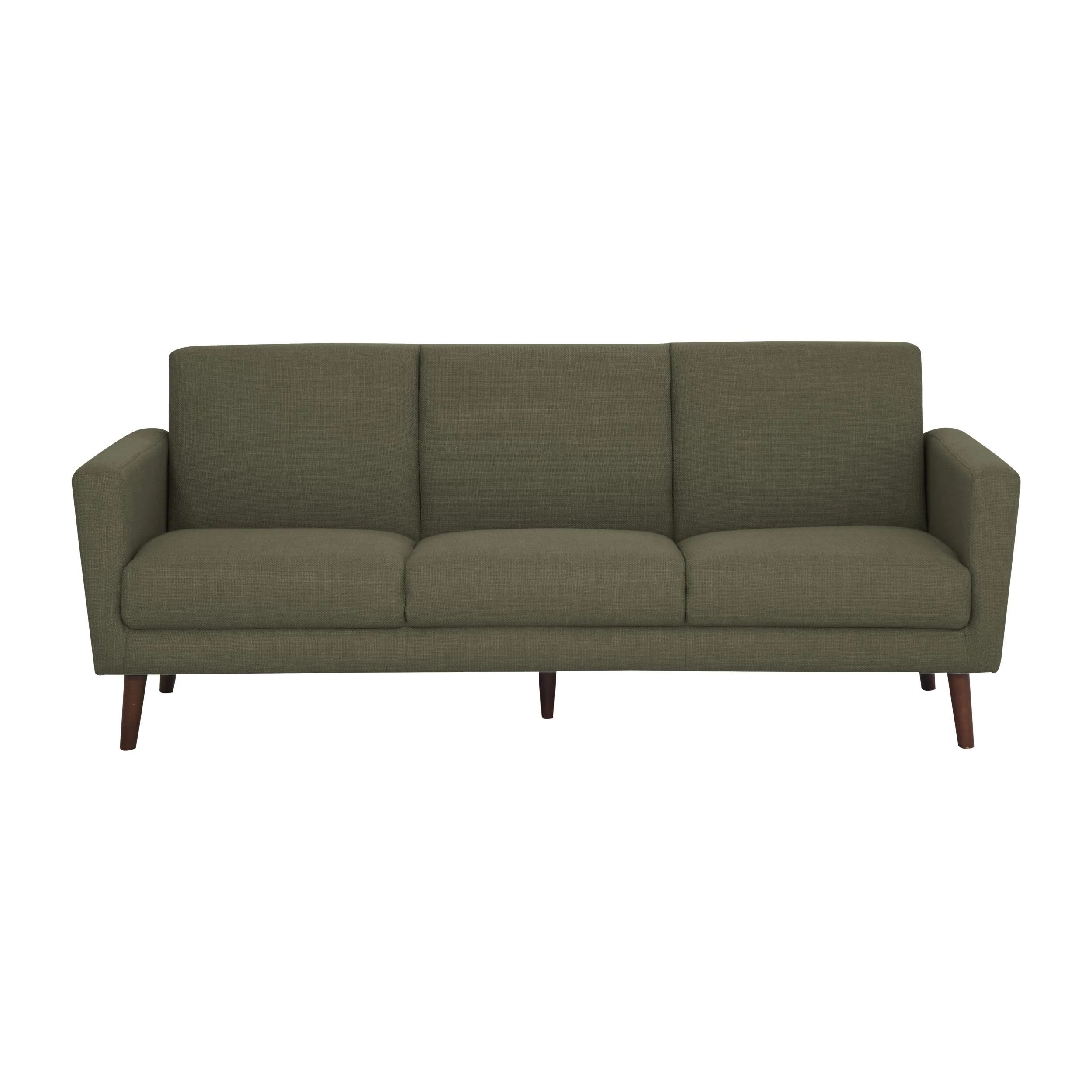 Frankie 3 Seater Sofa Olive Green Weave