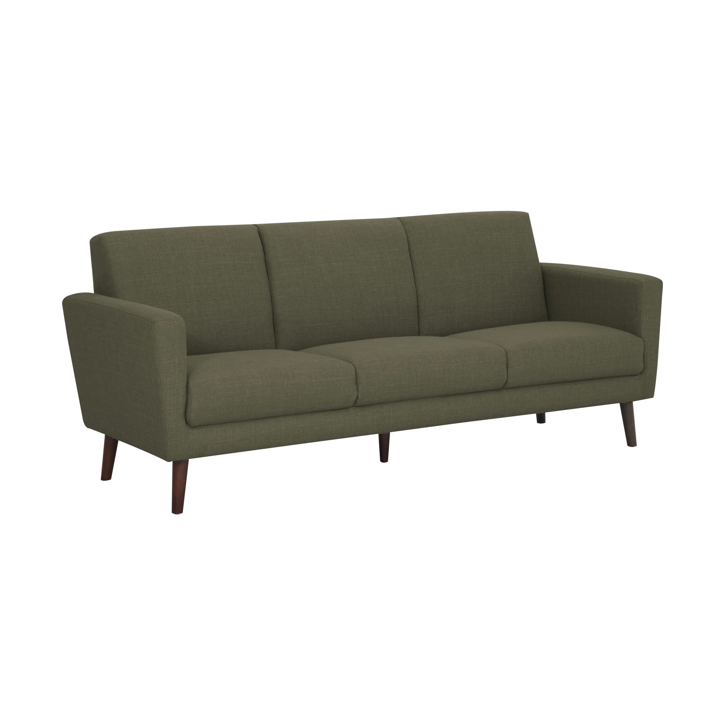 Frankie 3 Seater Sofa Olive Green Weave