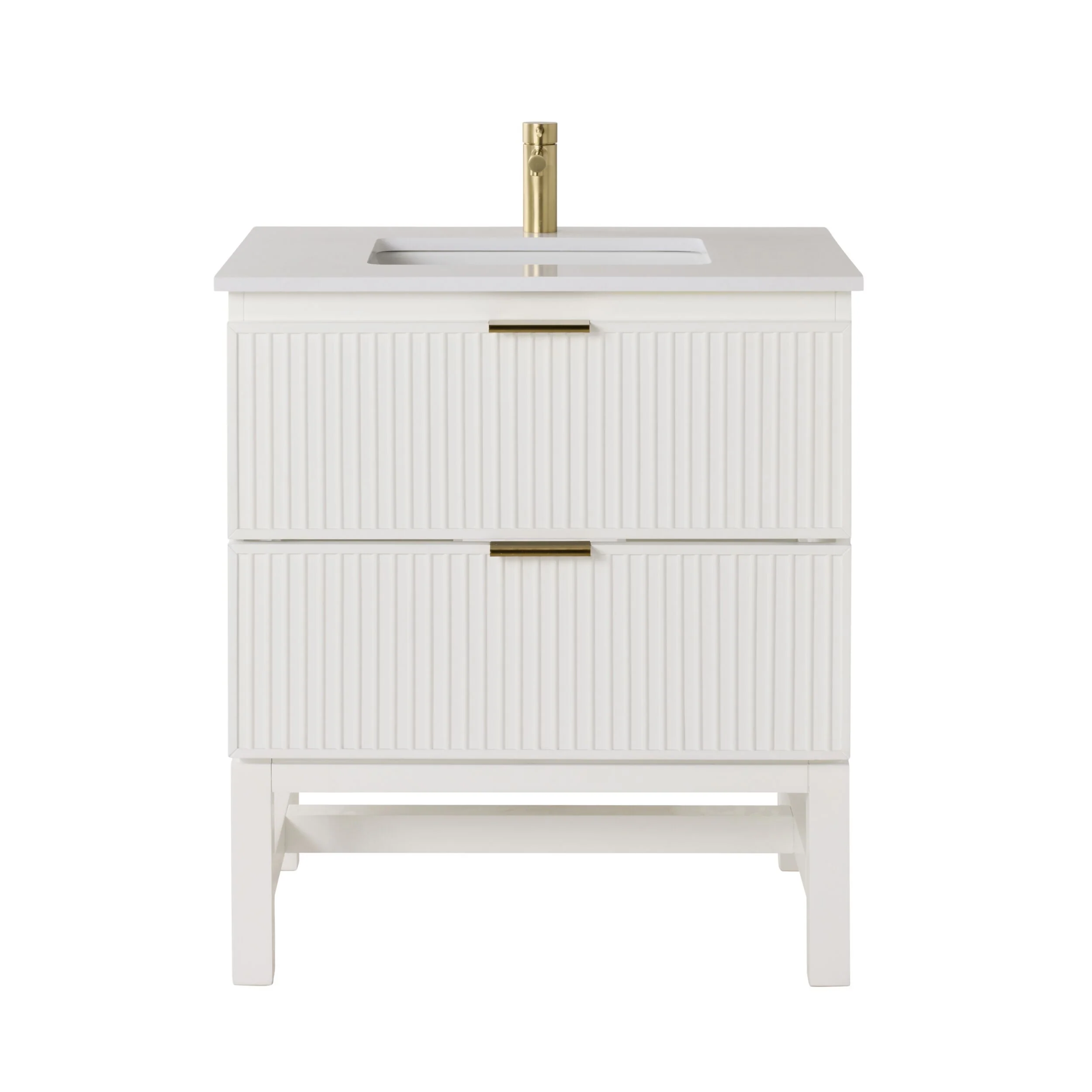 Lennox Single Vanity White 790mm