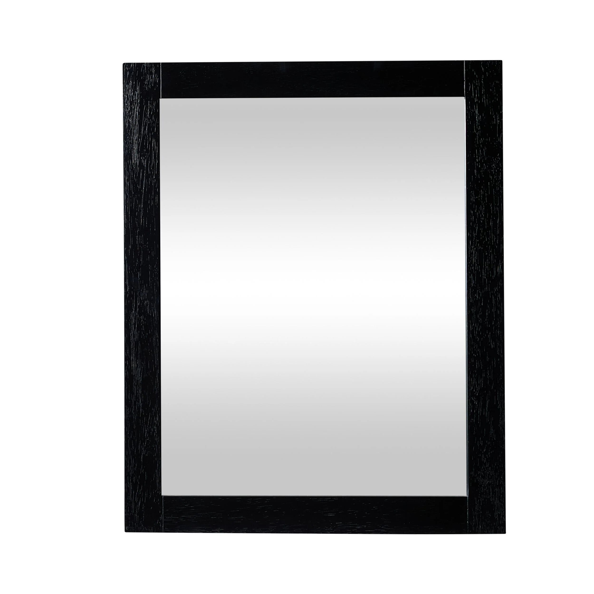 Odin Vanity Mirror Cabinet Black Oak 610x762mm