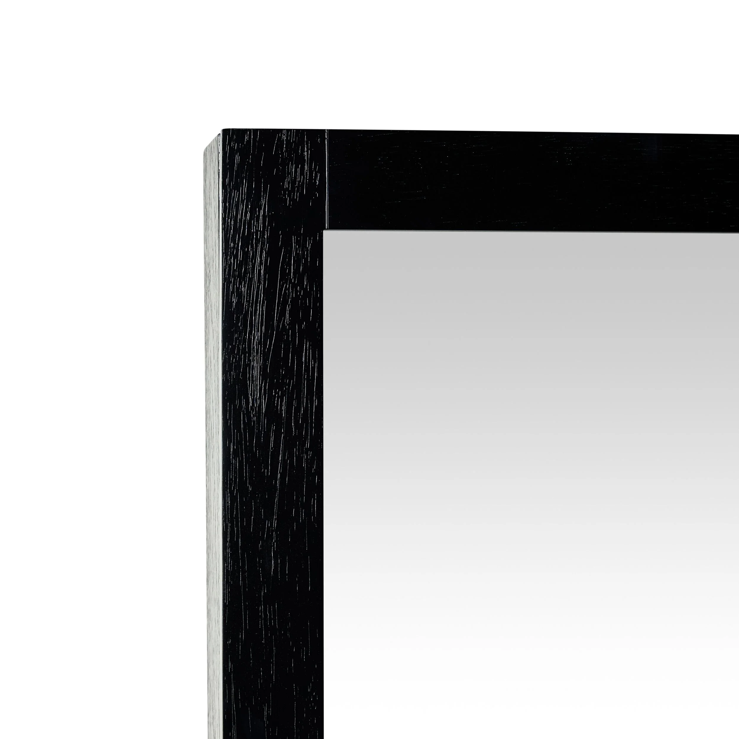 Odin Vanity Mirror Cabinet Black Oak 610x762mm