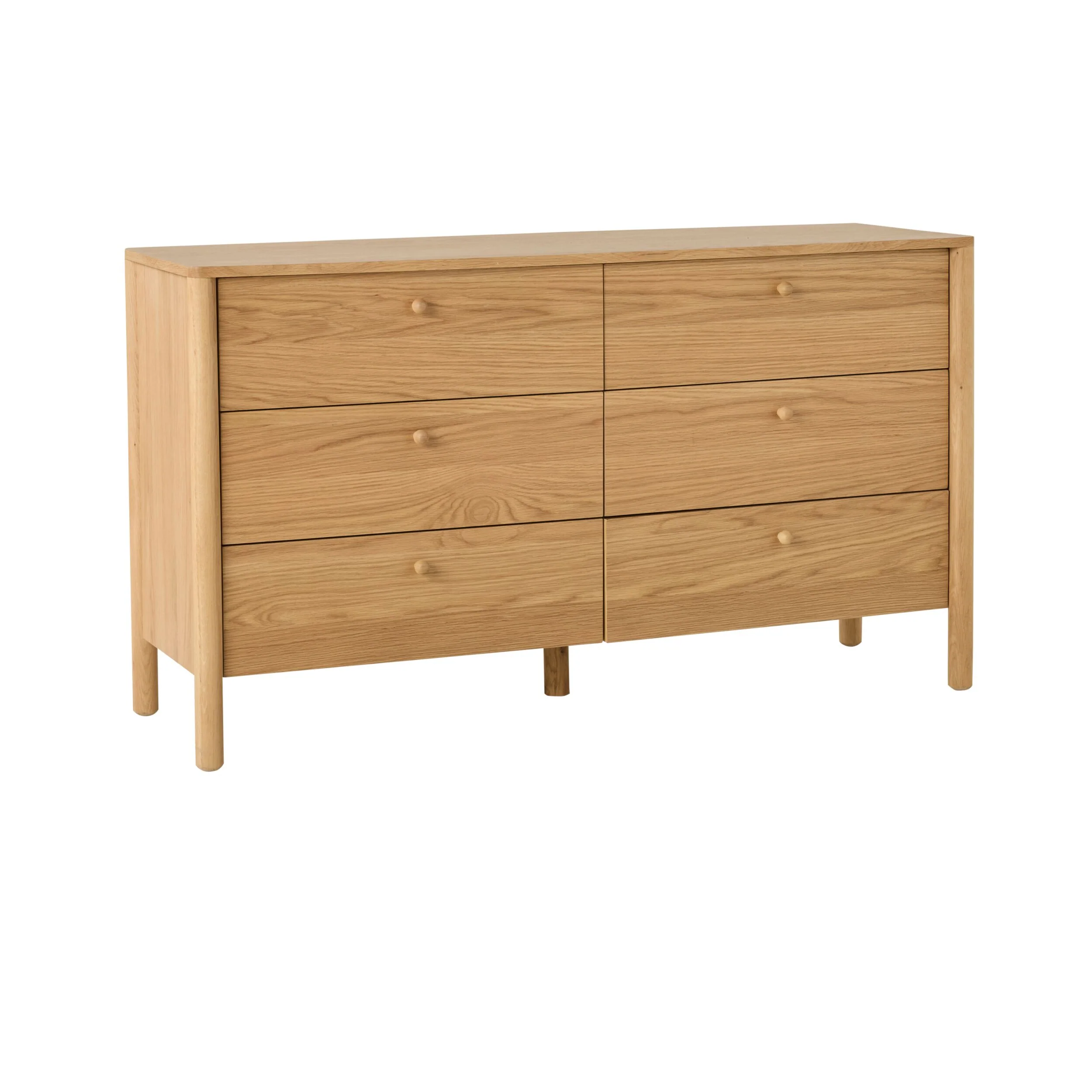 Spintara 6 Drawer Low Chest Light Oak