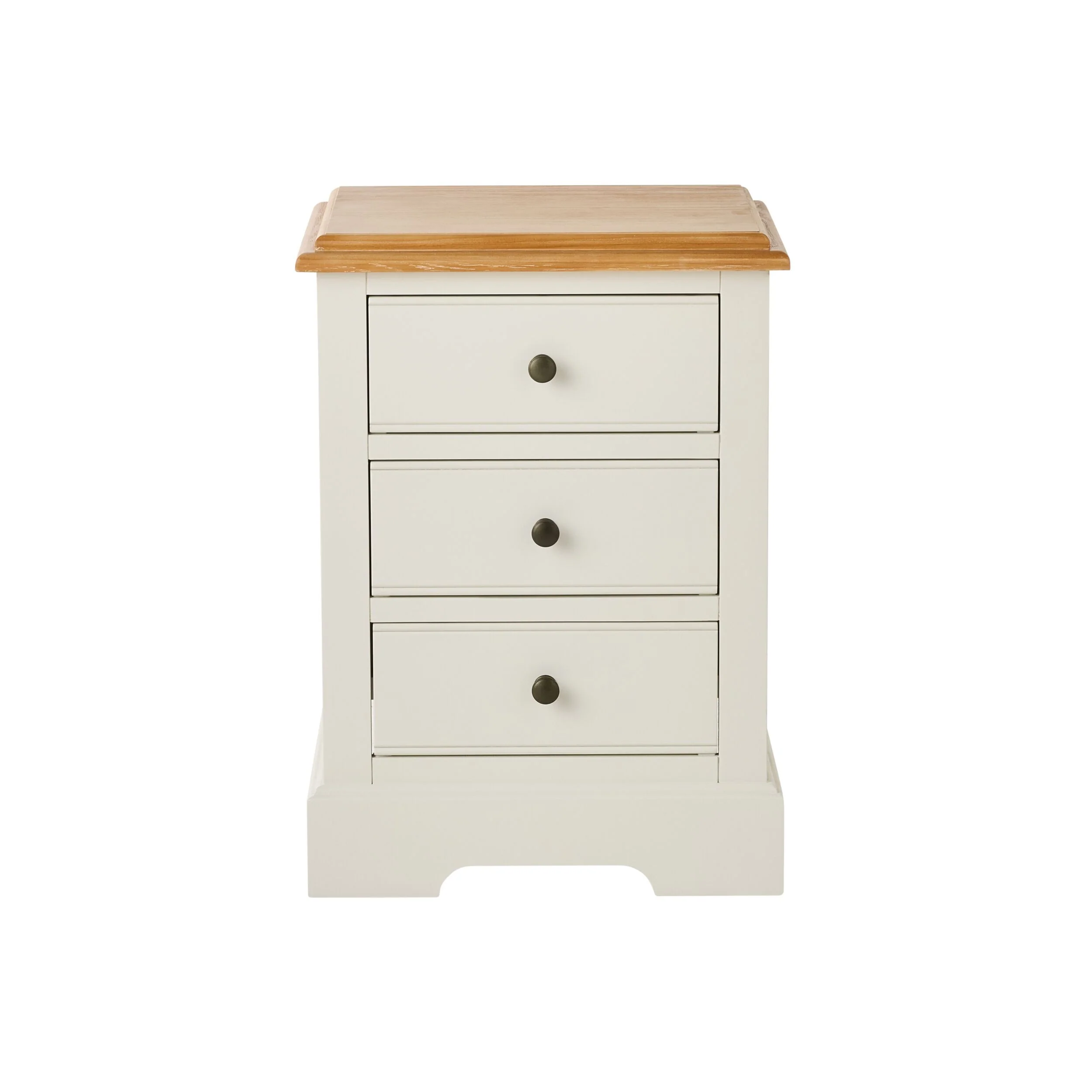 Clover 3 Drawer Bedside Table