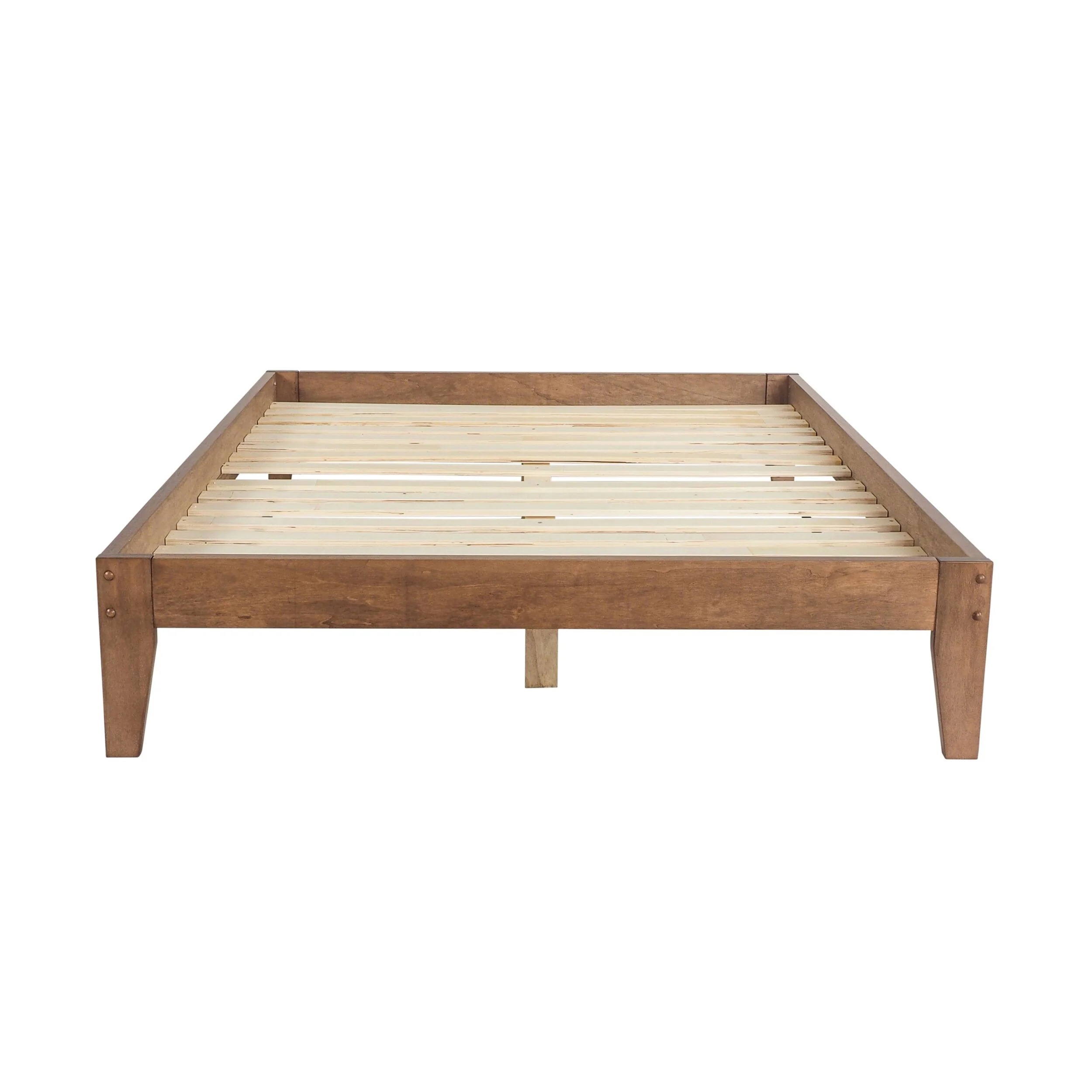 Kyan Double Bed Base Chestnut