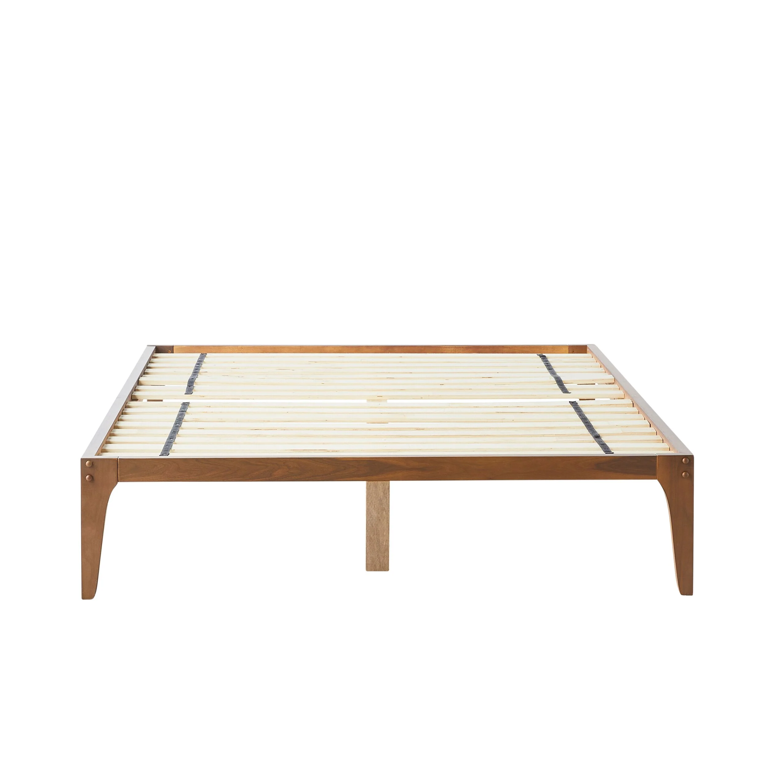 Vincent Double Bed Base Walnut