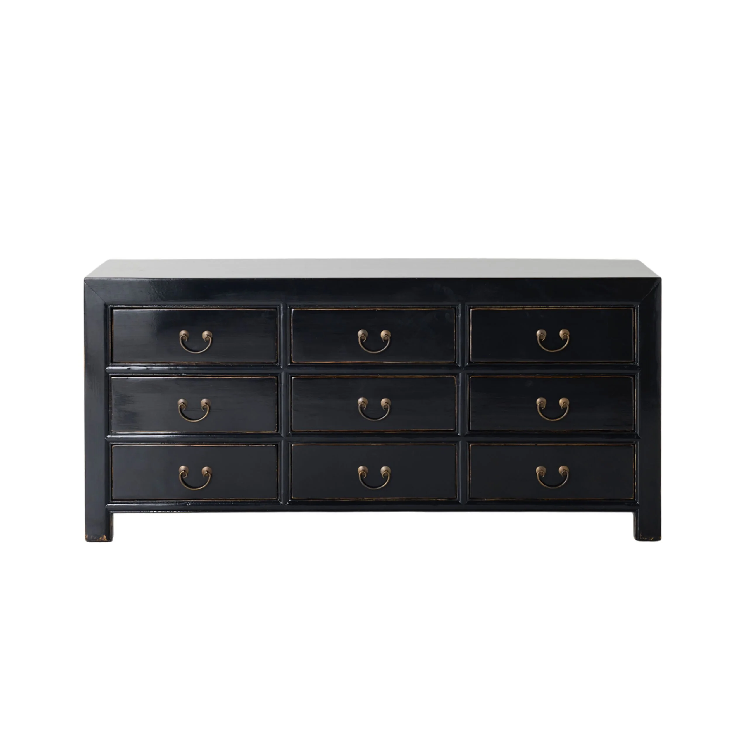 Sansha 9 Drawer Chest Black