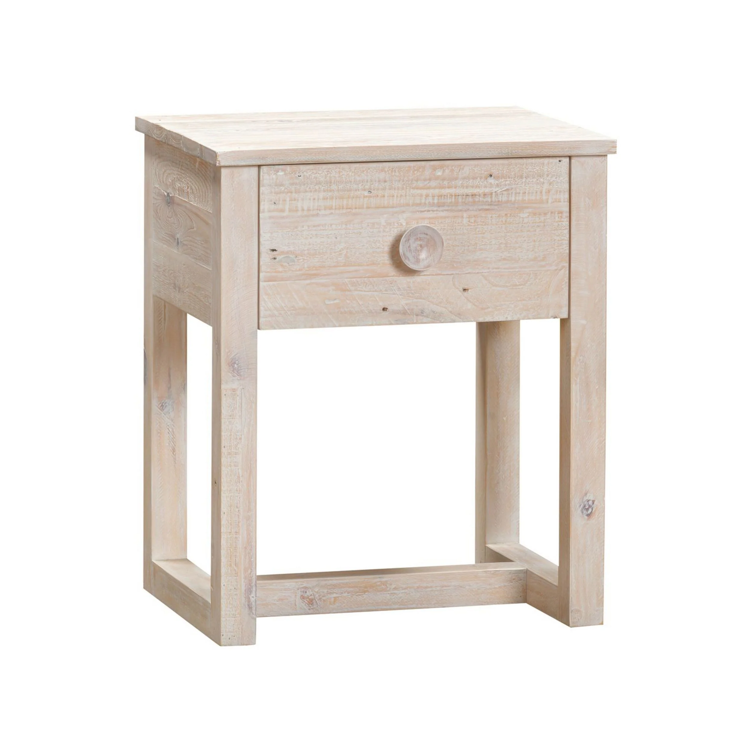 Daylesford 1 Drawer Bedside Table White Wash