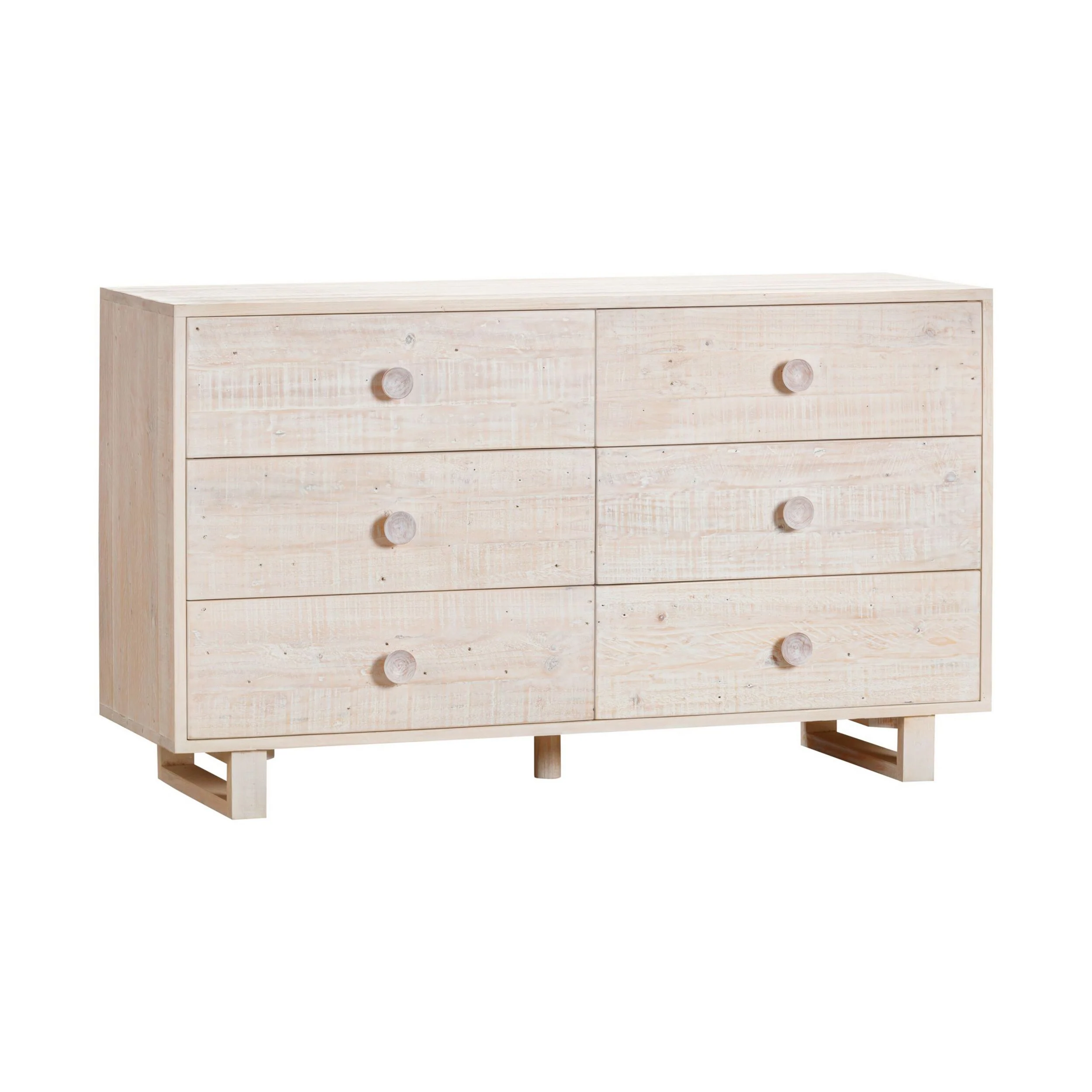 Daylesford 6 Drawer Chest White Wash