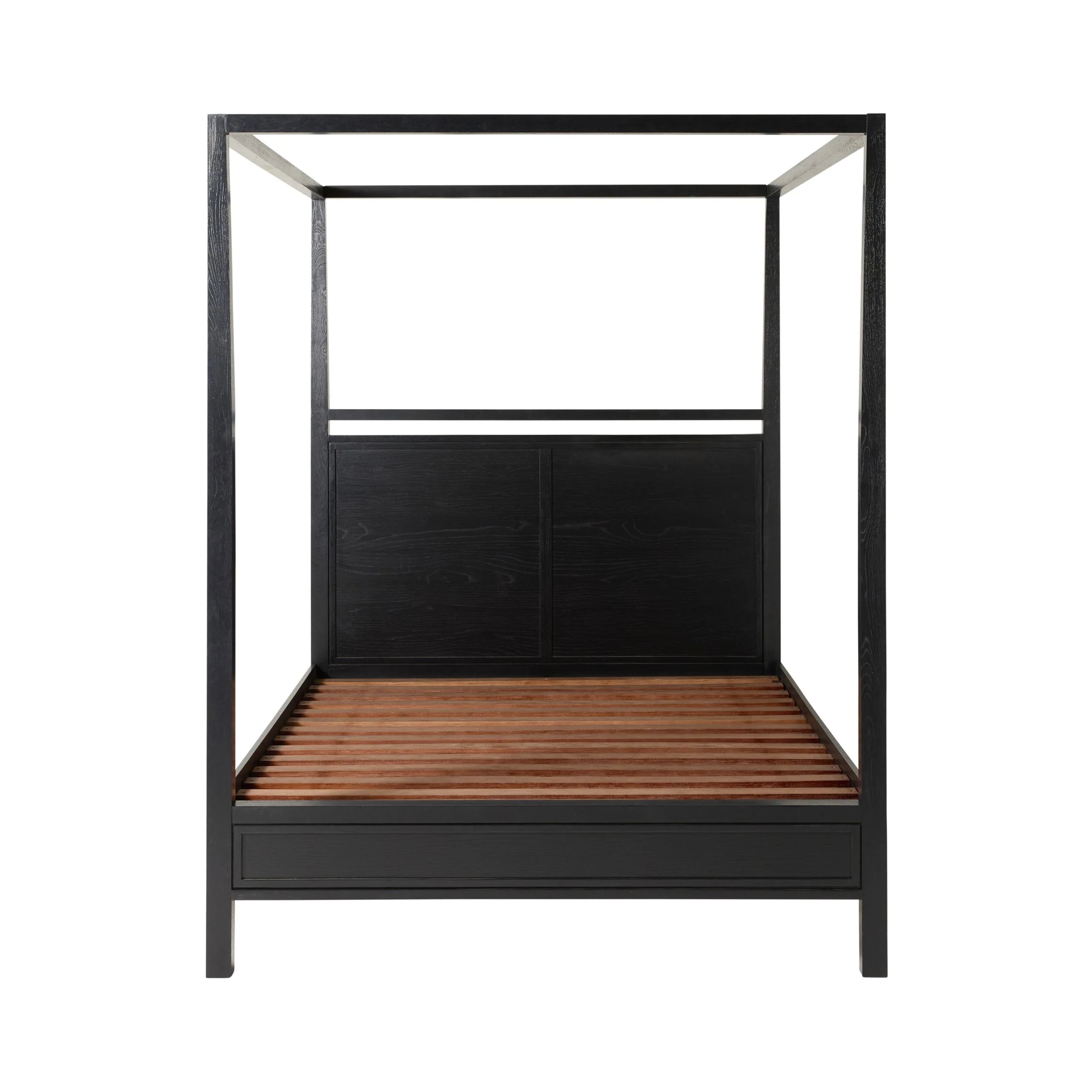 Avalon Queen Four Poster Bed Black