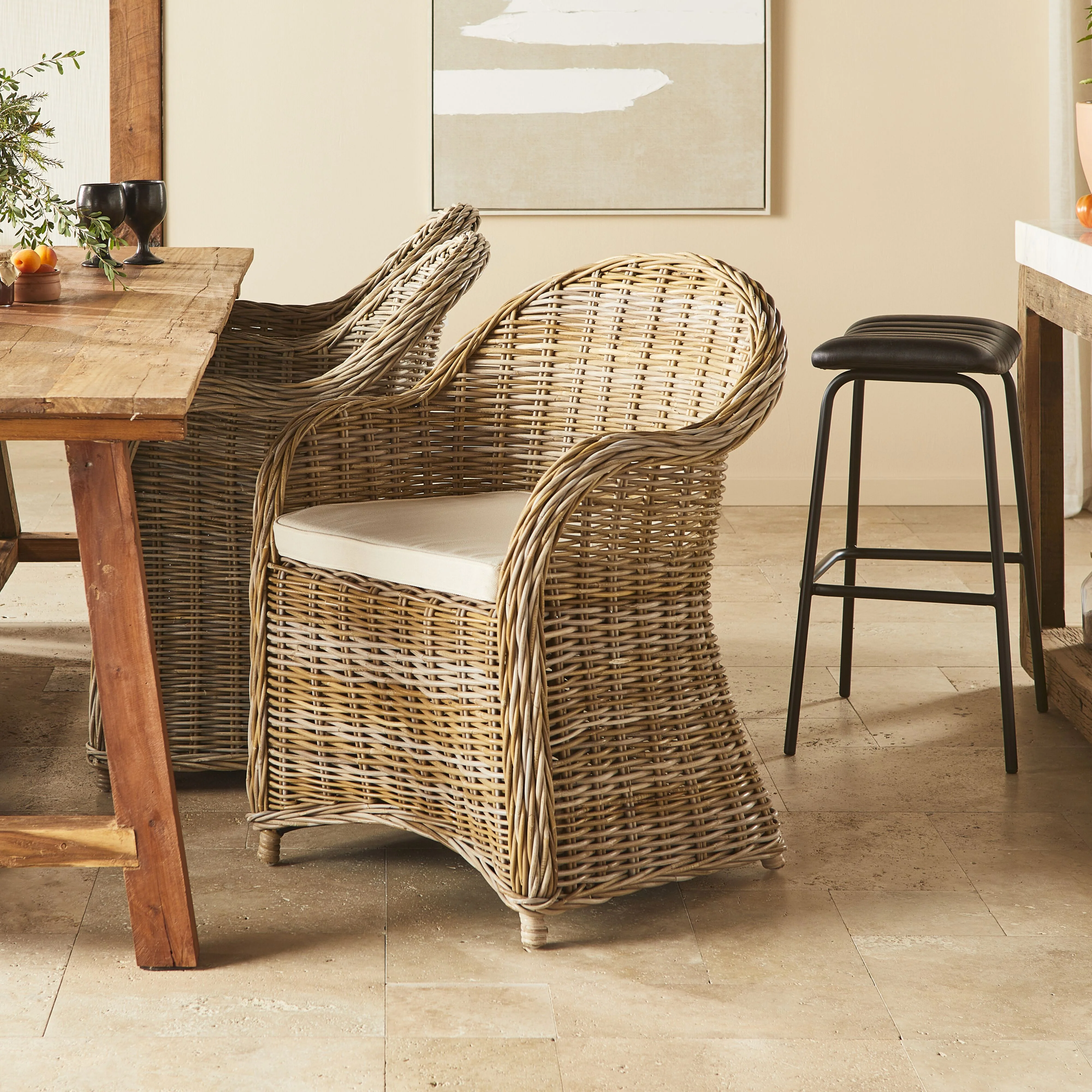 Martinique Rattan Armchair