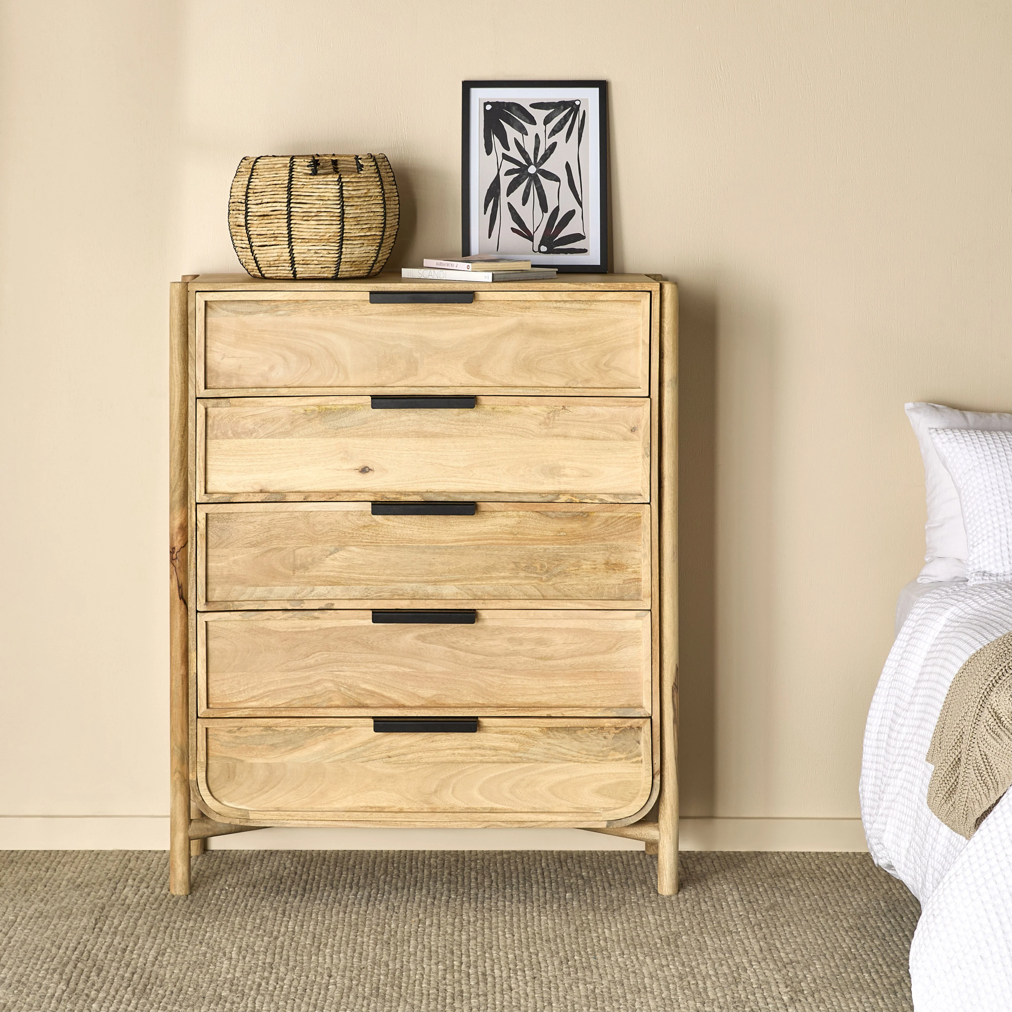182-harden-5-drawer-chest-tall-boy-8.webp Harden 5 Drawer Chest Tall Boy