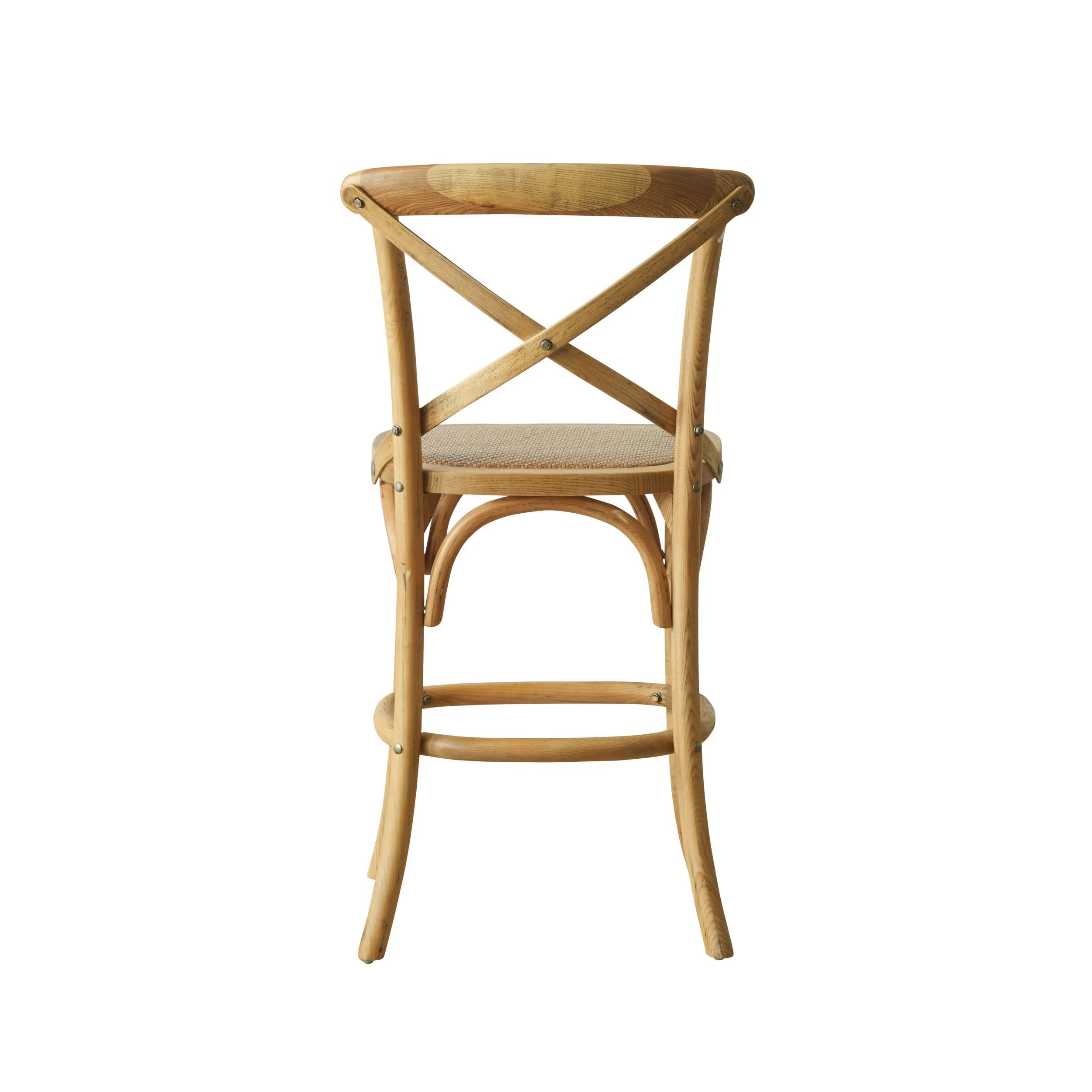 1820-provincial-cross-back-dining-stool-natural-oak-3.webp Provincial Cross Back Dining Stool Natural Oak