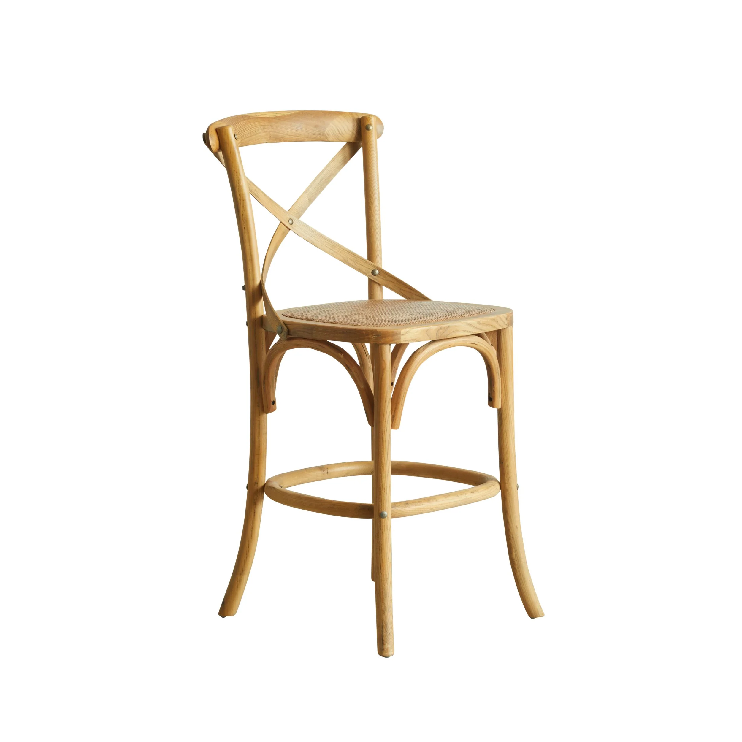 1820-provincial-cross-back-dining-stool-natural-oak-4.webp Provincial Cross Back Dining Stool Natural Oak