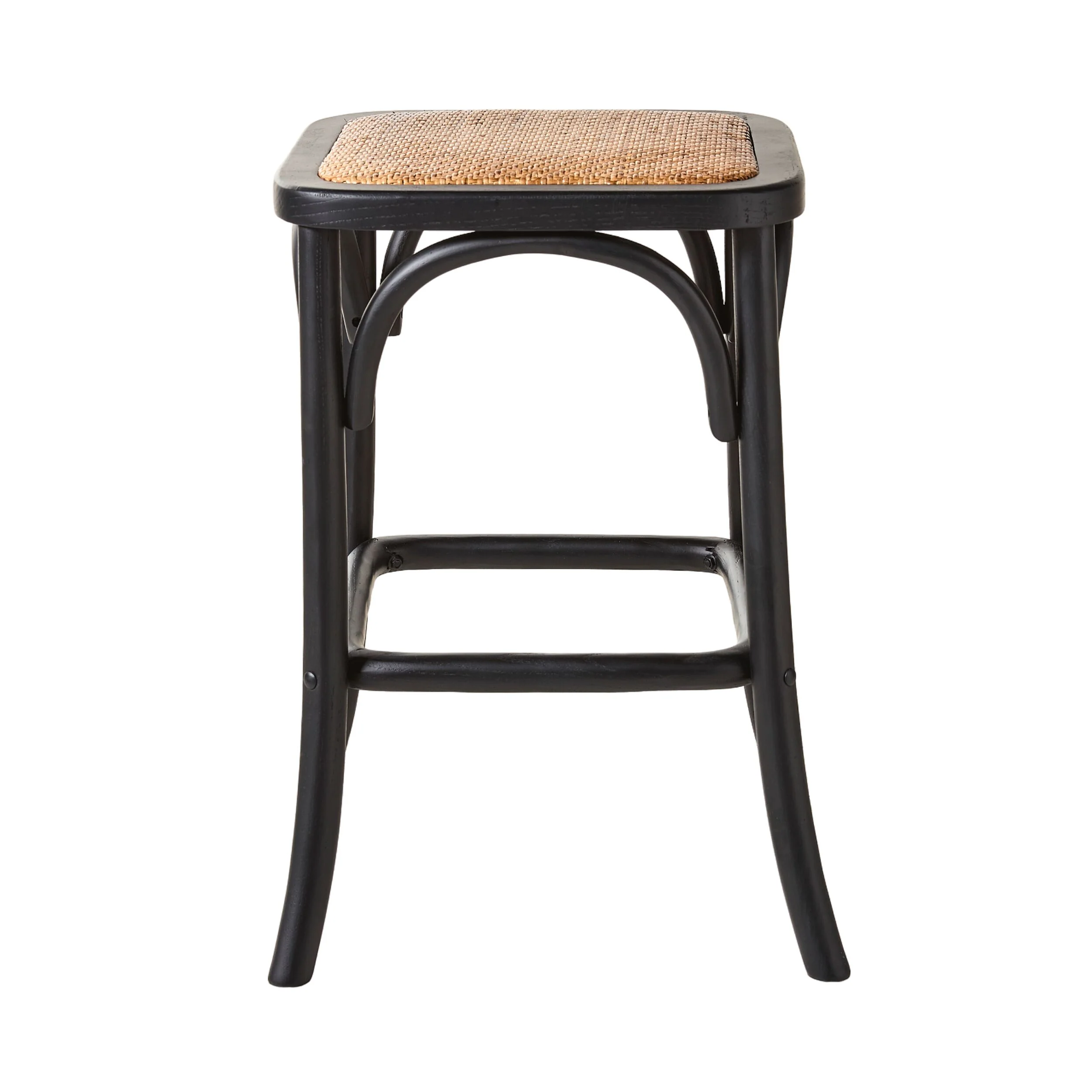 Bastion Backless Bar Stool Black