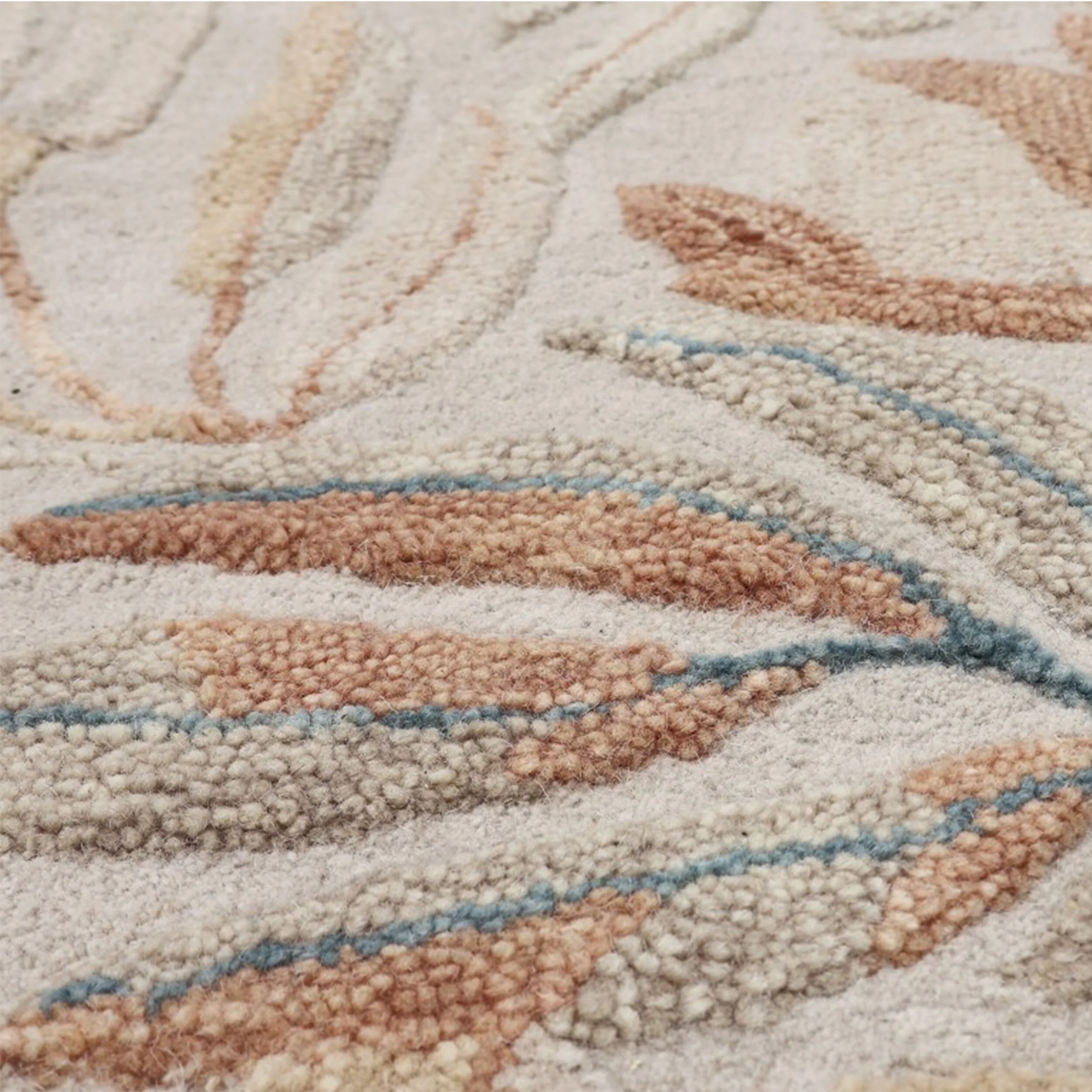 Natural Bloom Wool Rug 240x300cm