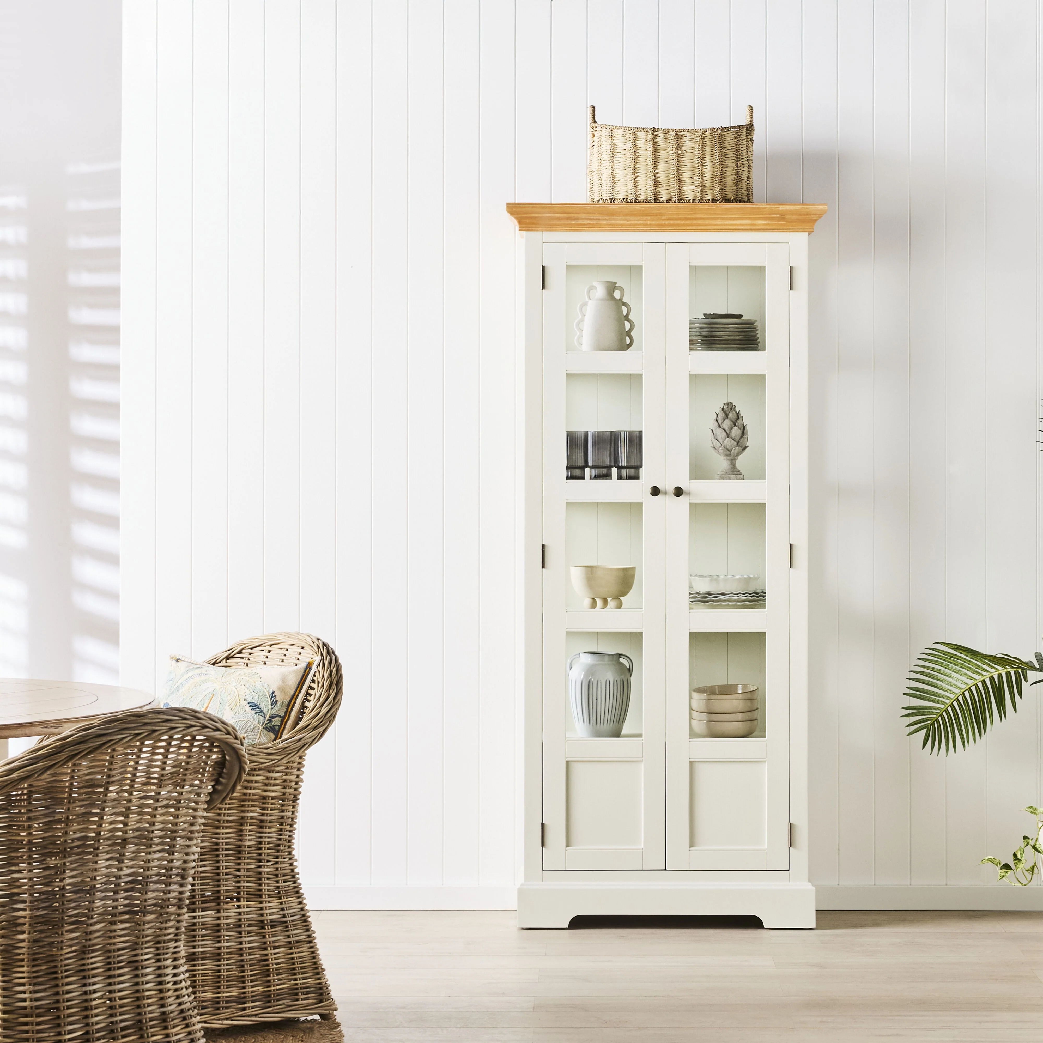 2002-clover-narrow-2-door-display-cabinet-193-x-85cm-8.webp Clover Narrow 2 Door Display Cabinet 193 x 85cm