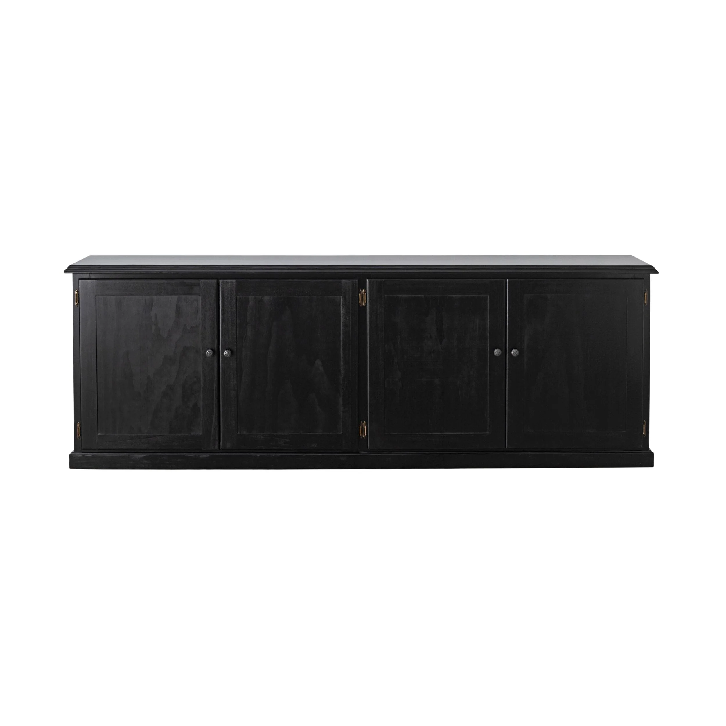 Armand 4 Door Book Cabinet 240 x 83cm Black
