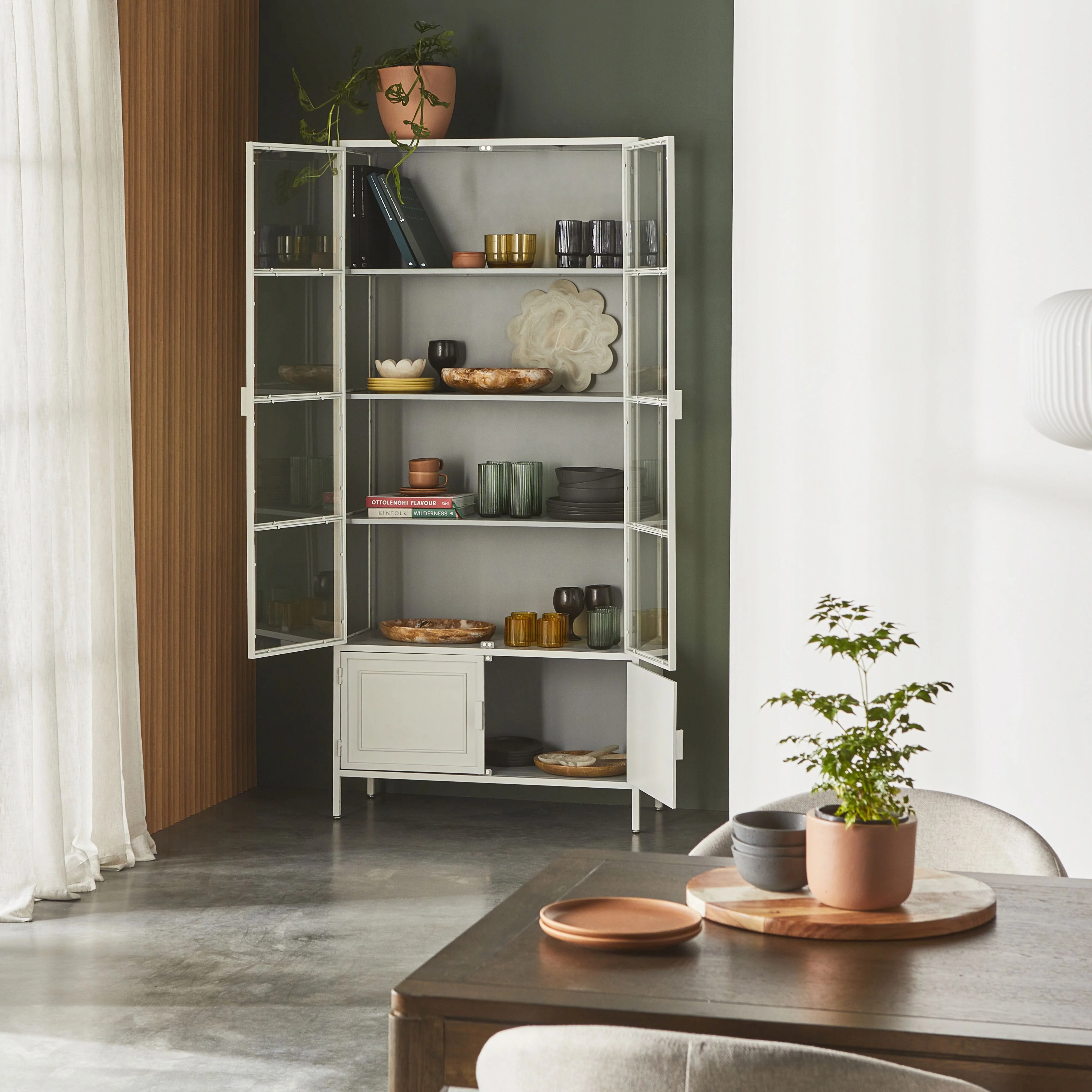 2078-nero-4-door-display-cabinet-201-x-92cm-white-grey-10.webp Nero 4 Door Display Cabinet 201 x 92cm White & Grey