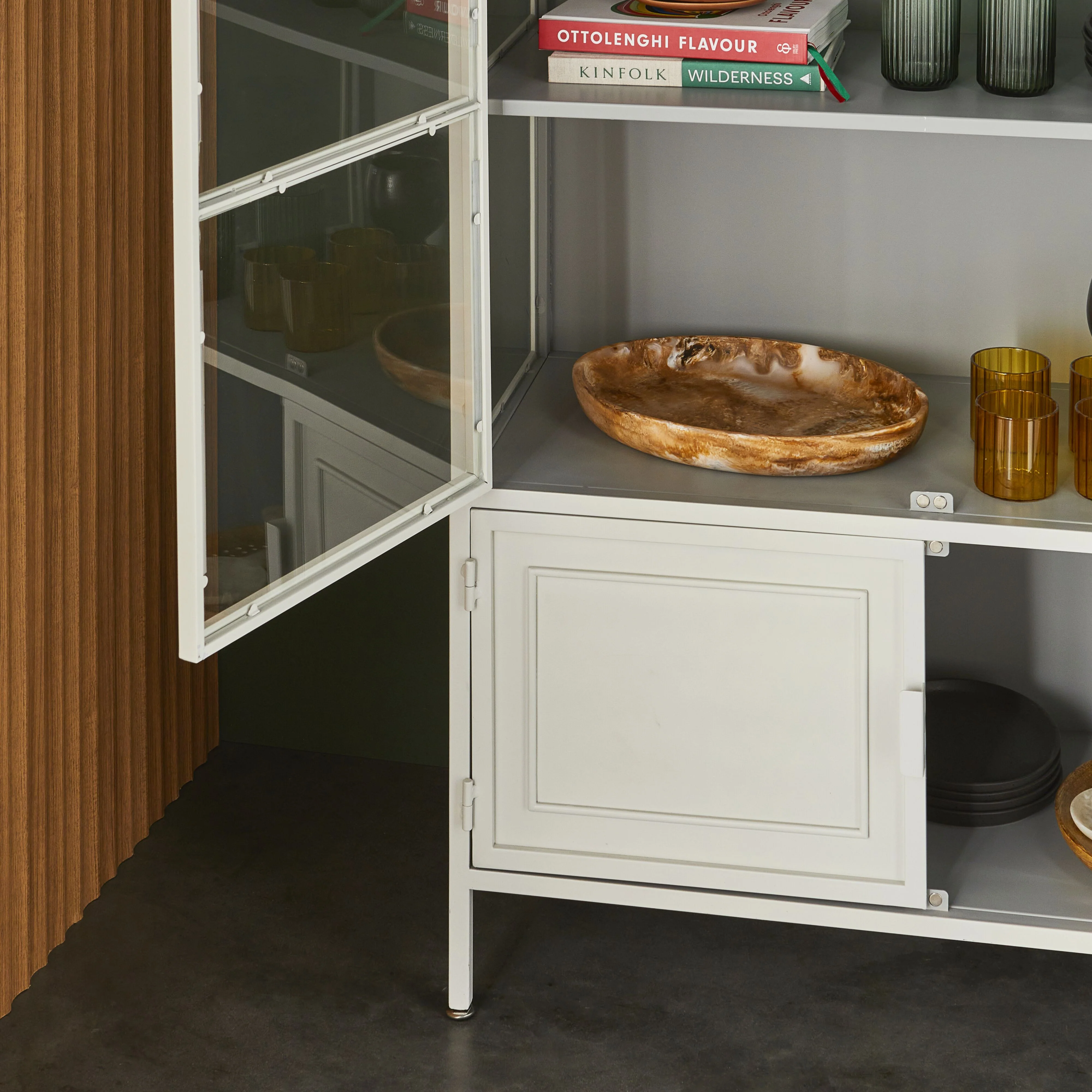 2078-nero-4-door-display-cabinet-201-x-92cm-white-grey-11.webp Nero 4 Door Display Cabinet 201 x 92cm White & Grey