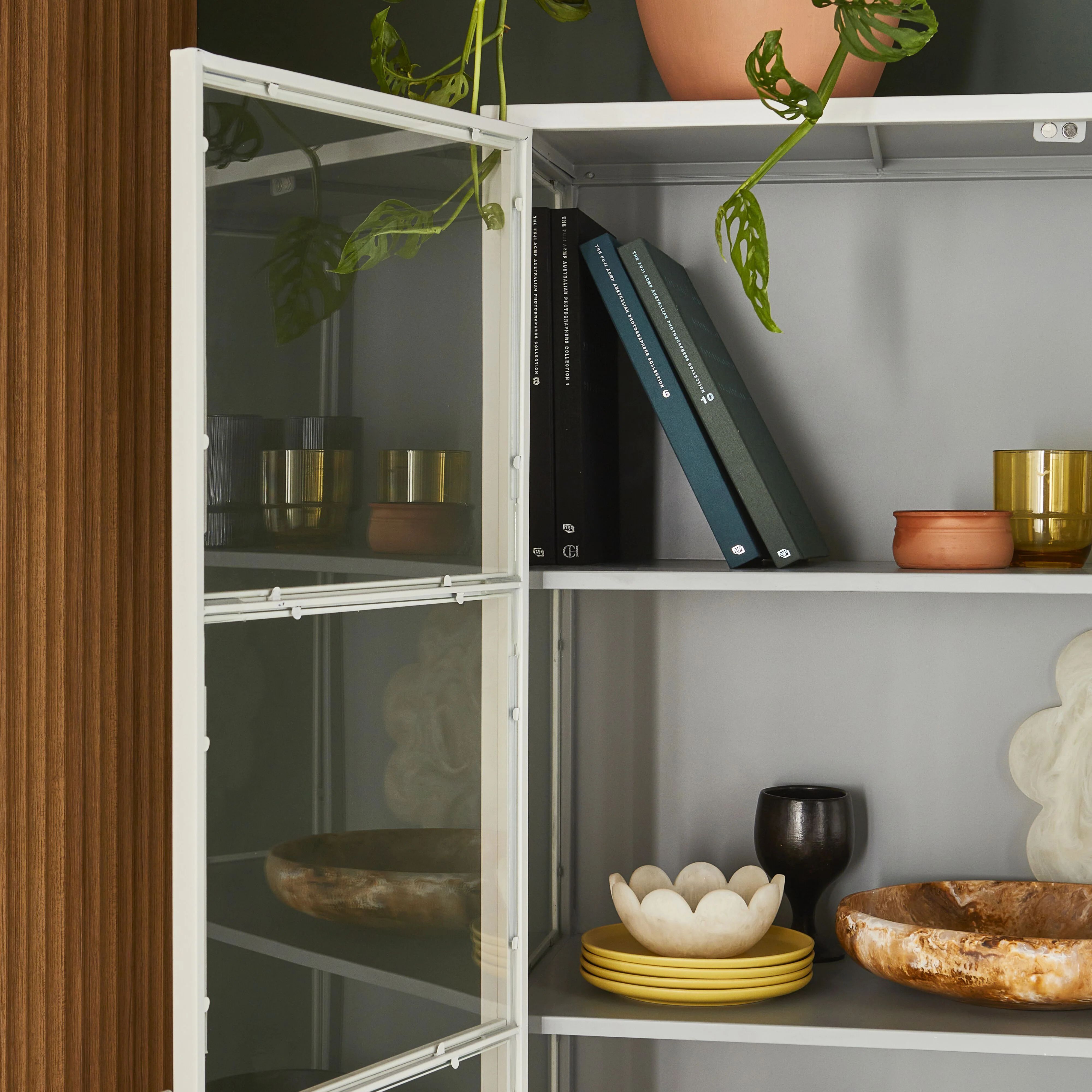 2078-nero-4-door-display-cabinet-201-x-92cm-white-grey-12.webp Nero 4 Door Display Cabinet 201 x 92cm White & Grey