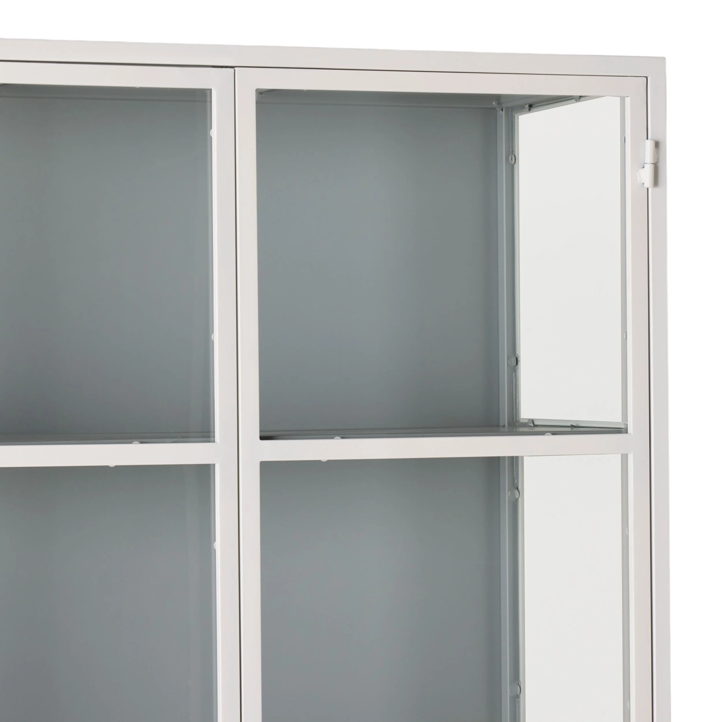 2078-nero-4-door-display-cabinet-201-x-92cm-white-grey-7.webp Nero 4 Door Display Cabinet 201 x 92cm White & Grey