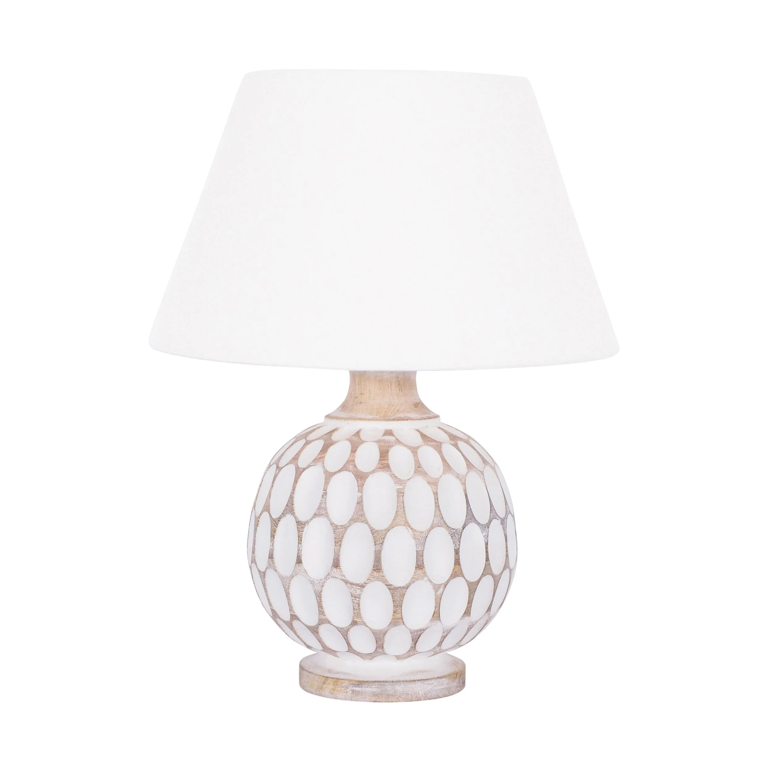 Caspar Wooden Table Lamp 38cm