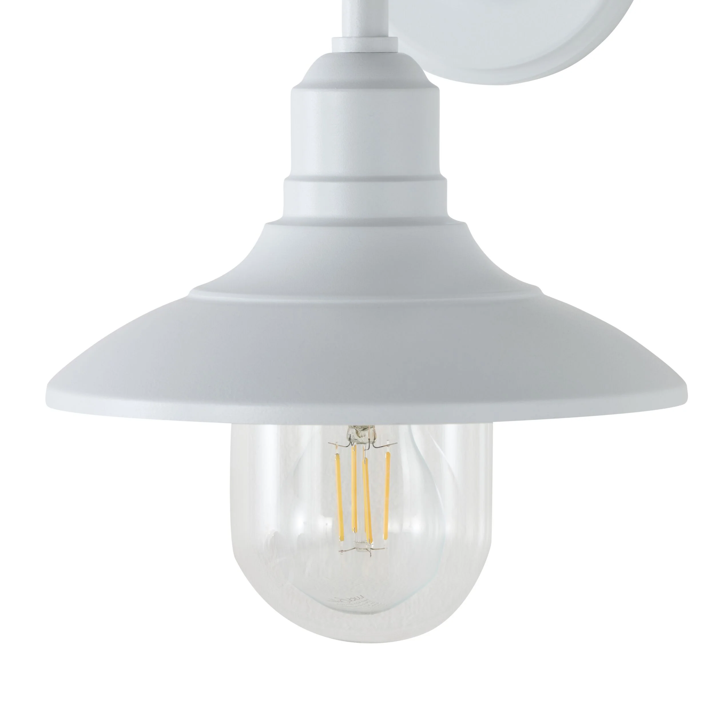 Cody 1 Light Exterior Wall Bracket White