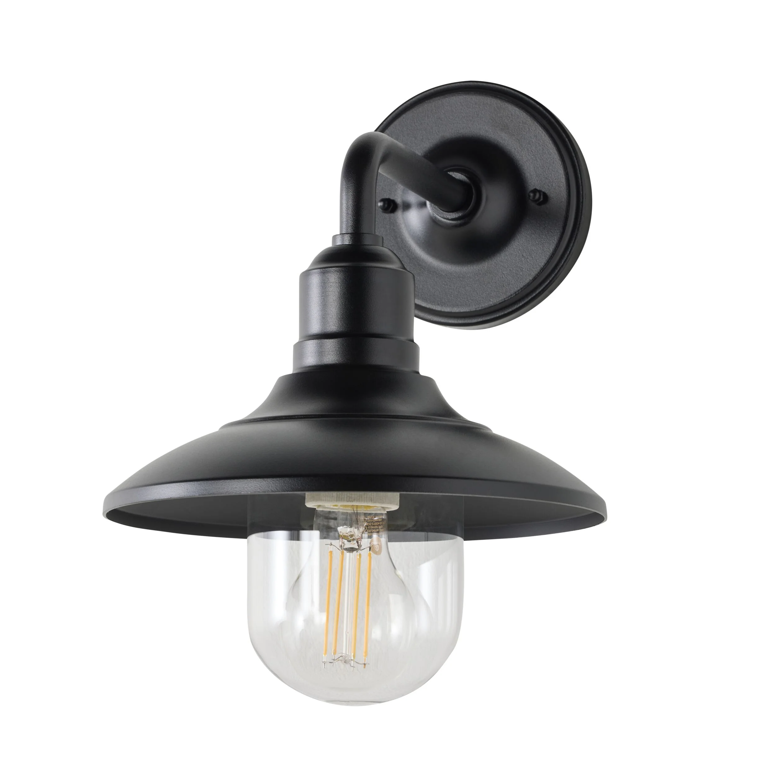 Cody 1 Light Exterior Wall Bracket Black