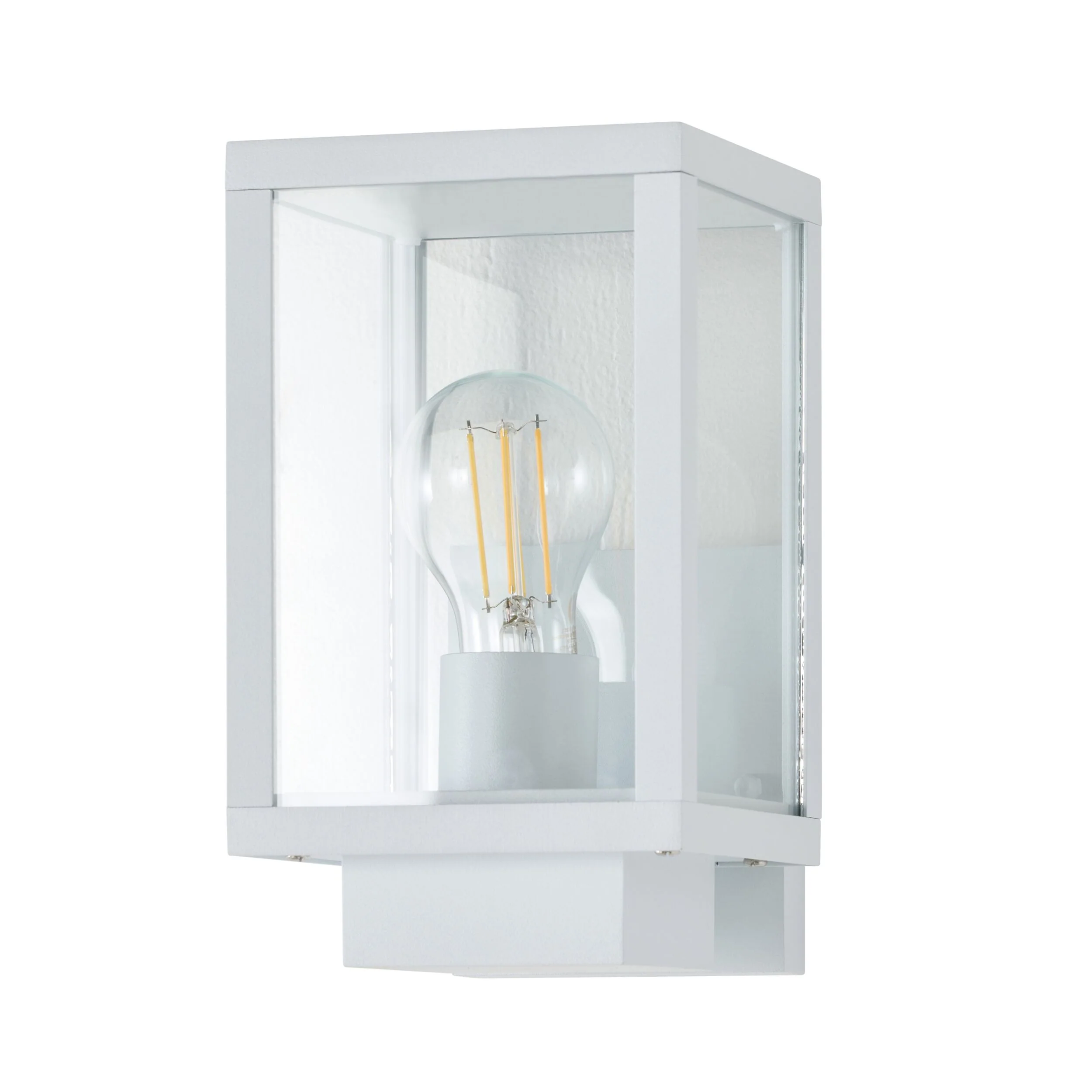 Logan 1 Light Exterior Wall Bracket White