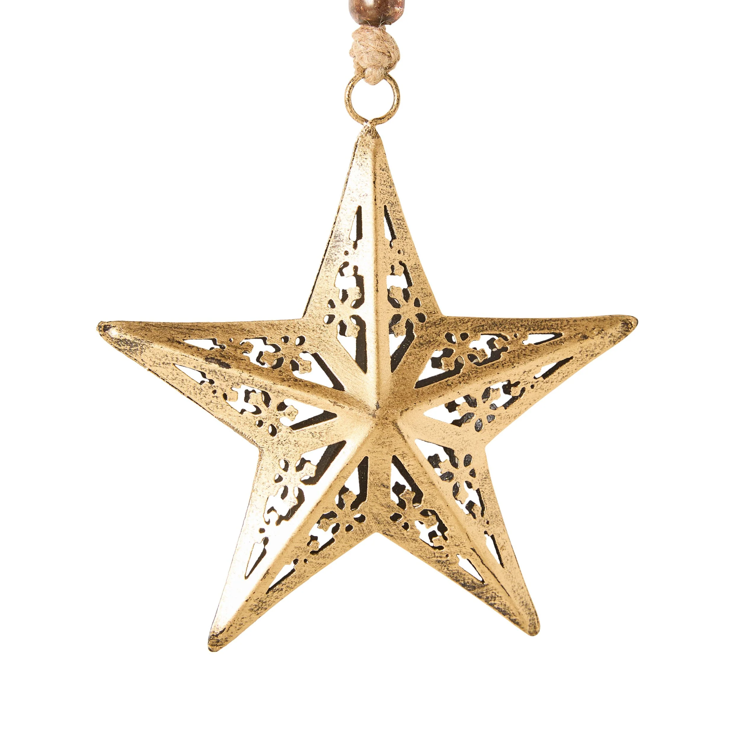 Heirloom Filigree Star Christmas Ornament Small