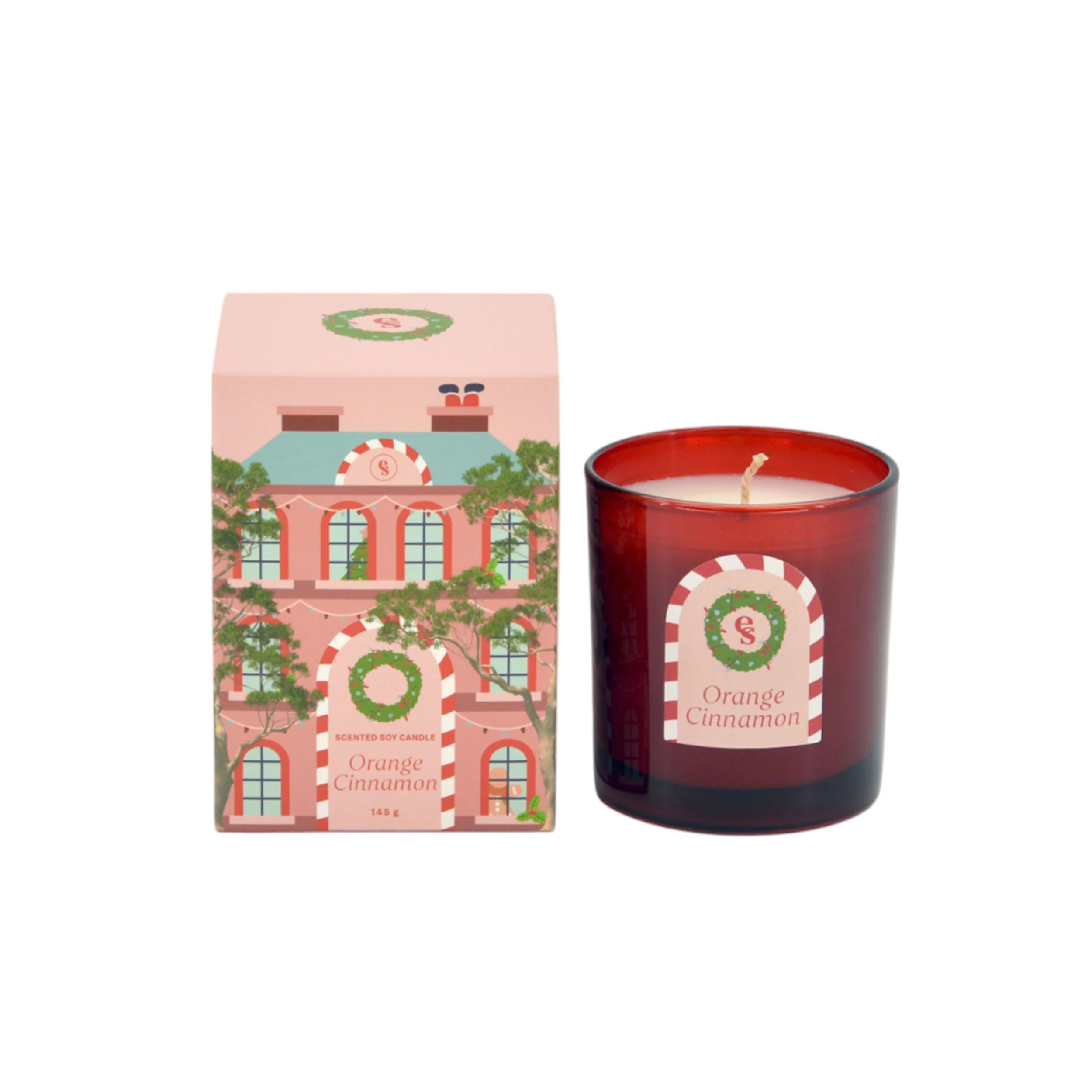 Orange Cinnamon Christmas Candle 145gm