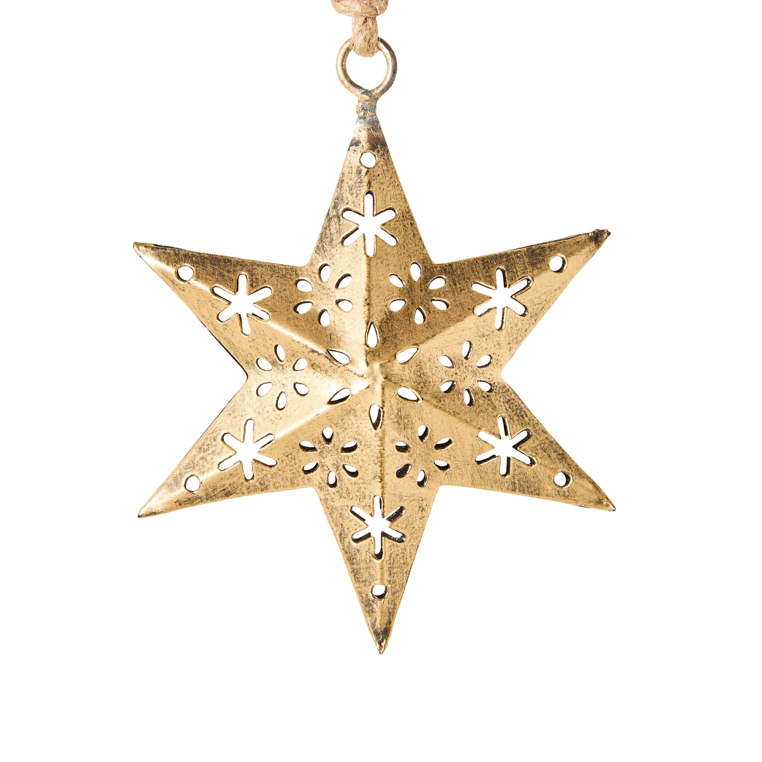 Heirloom Filigree Star Christmas Ornament Large