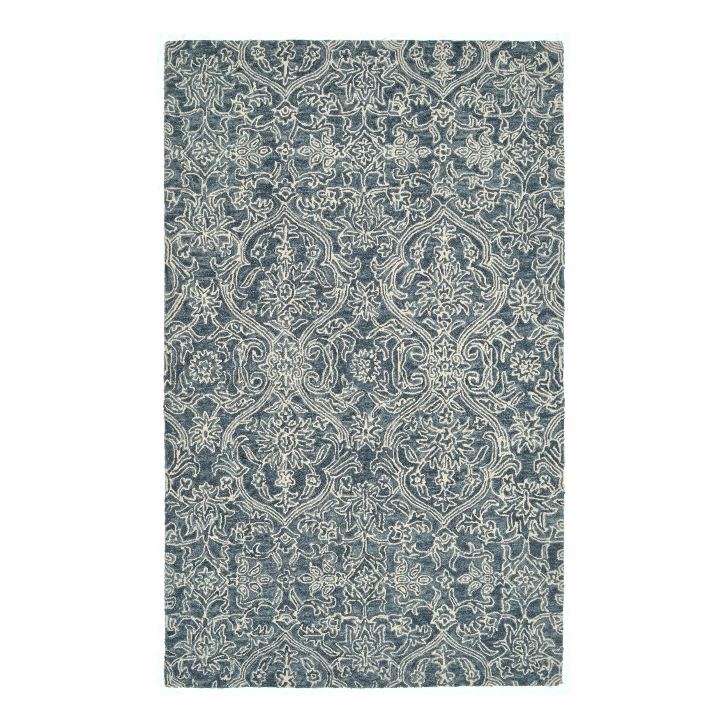 Dreamtime Floral Hand Tufted Micro Loop Pile Wool Rug 300x240cm